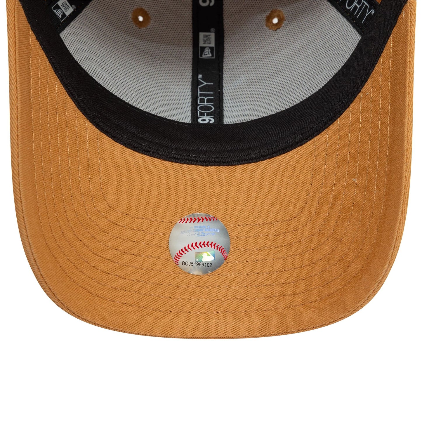 This is a Detroit Tigers Womens League Essential Dark Beige 9FORTY Adjustable Cap 5