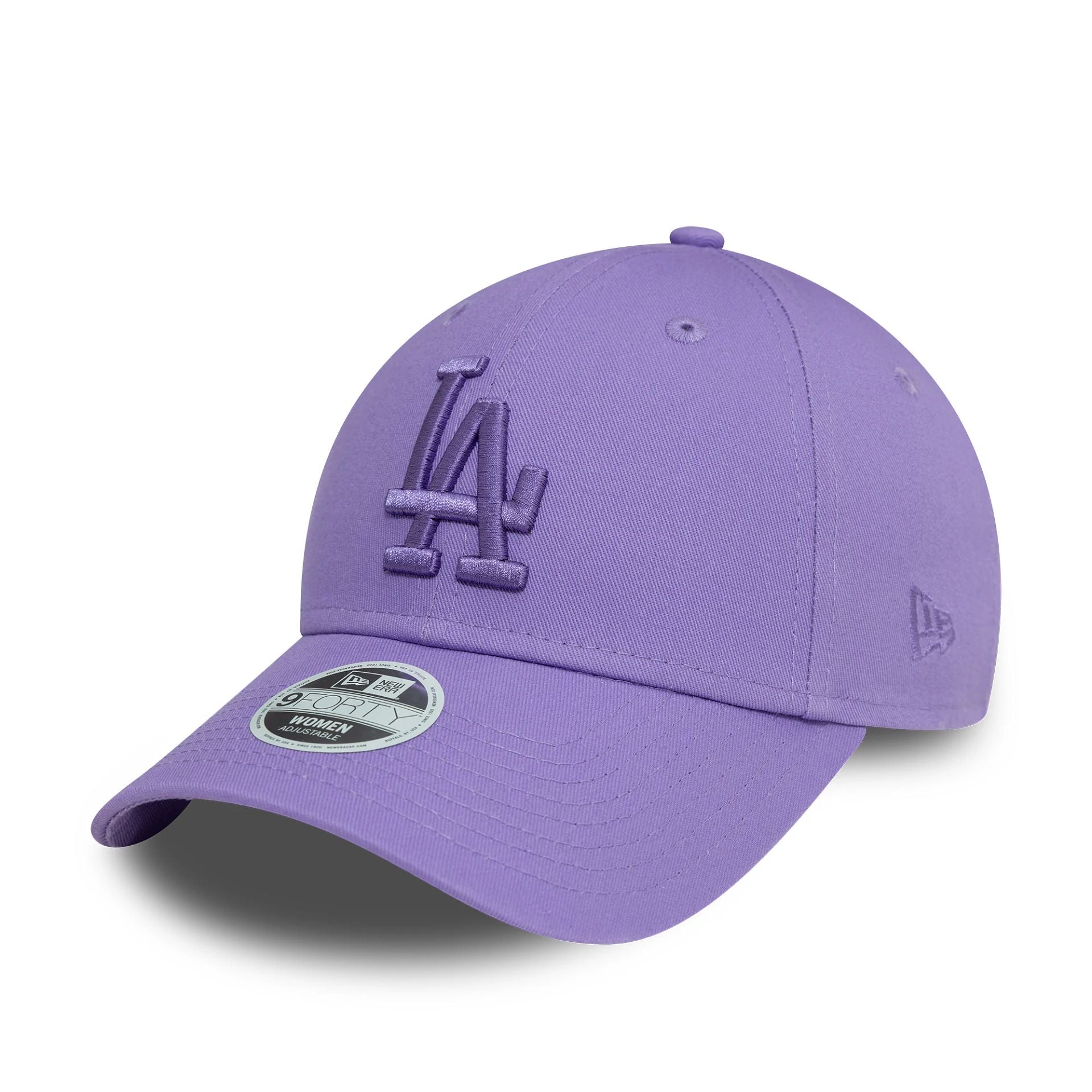 This is a LA Dodgers Womens League Essential Purple 9FORTY Adjustable Cap 1