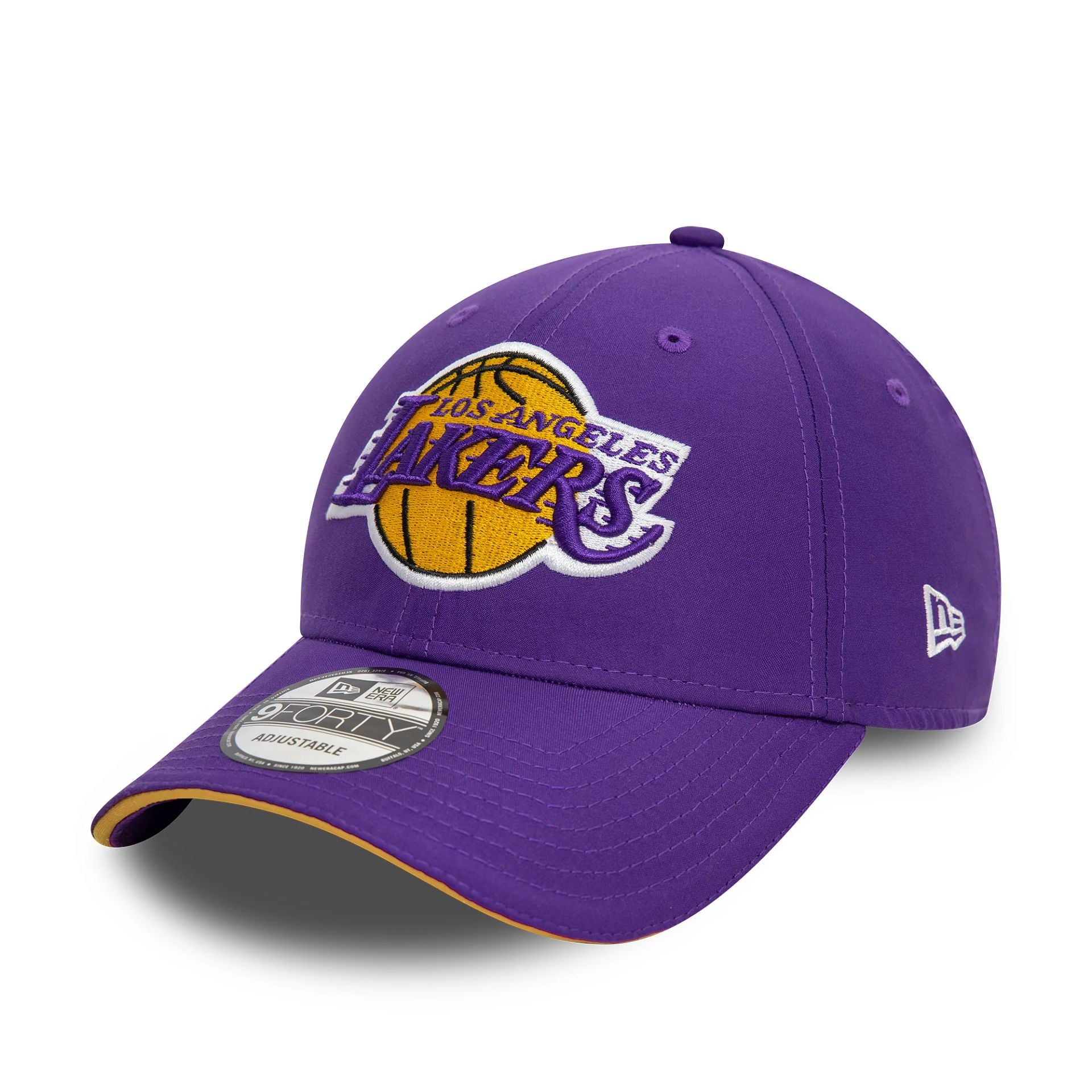 This is a LA Lakers Microfibre Purple 9FORTY Adjustable Cap 1