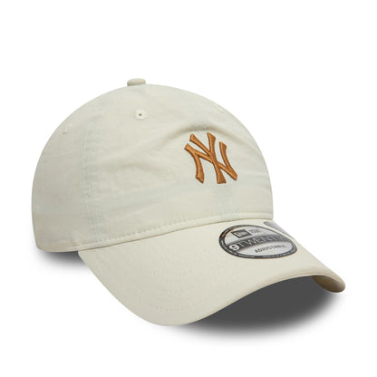 This is a New York Yankees Recycled Cream 9TWENTY Adjustable Cap 3