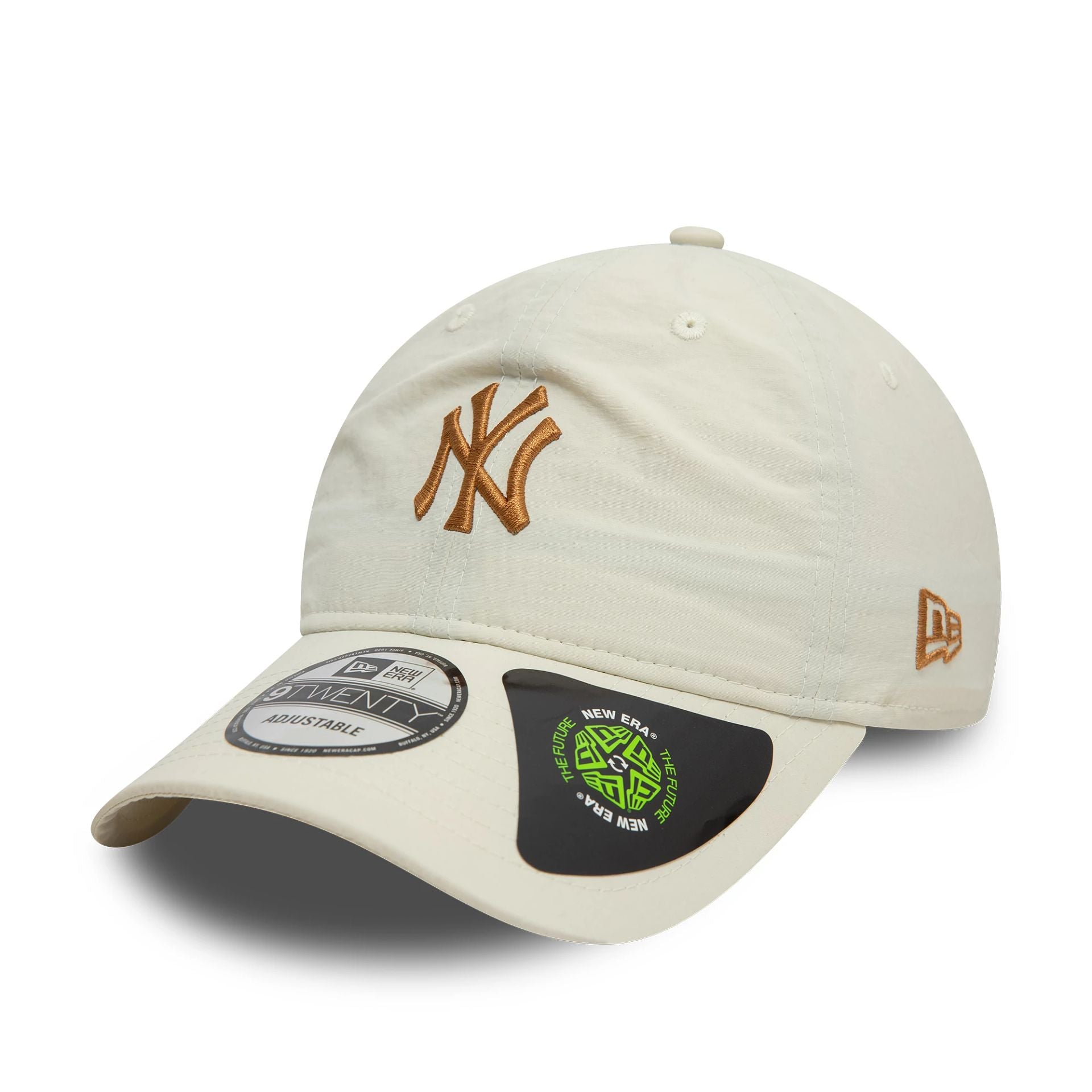 This is a New York Yankees Recycled Cream 9TWENTY Adjustable Cap 1