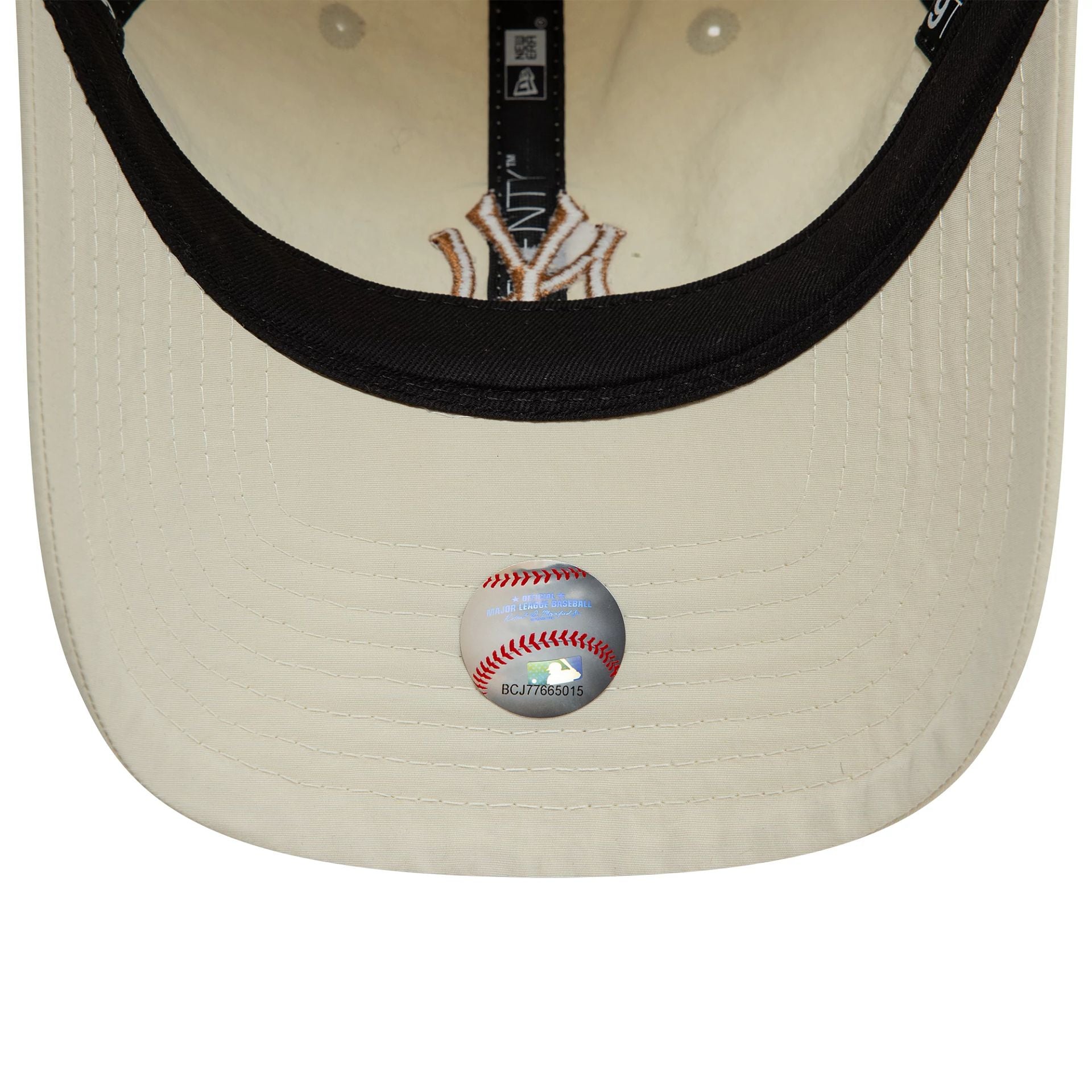 This is a New York Yankees Recycled Cream 9TWENTY Adjustable Cap 5