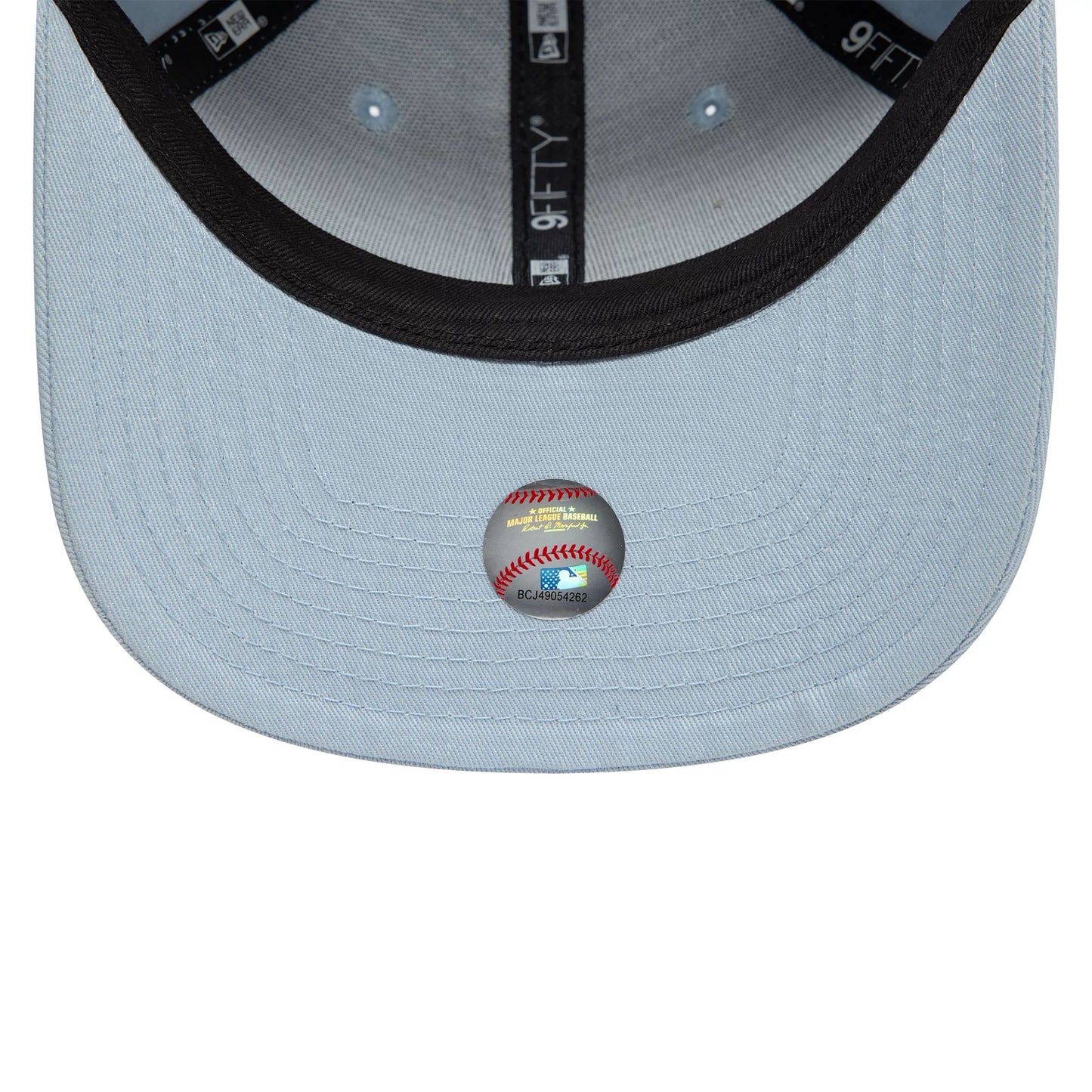 This is a LA Dodgers Metallic Pastel Blue 9FIFTY Original Fit Snapback Adjustable Cap 5