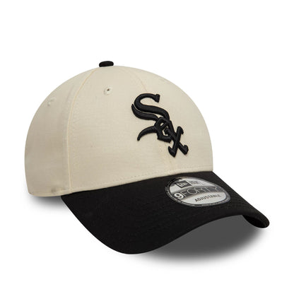 This is a Chicago White Sox Colour Block Cream 9FORTY Adjustable Cap 3