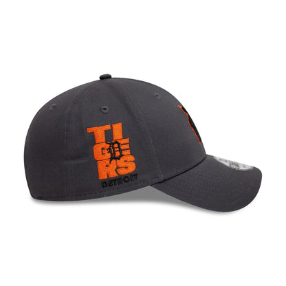 This is a Detroit Tigers Side Patch Dark Grey 9FORTY Adjustable Cap 4