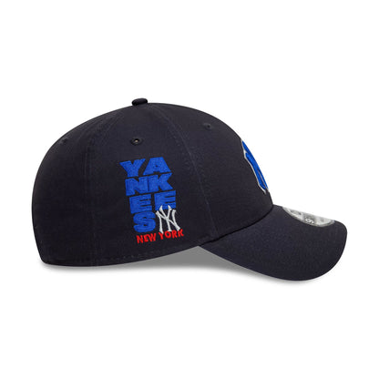 This is a New York Yankees Side Patch Navy 9FORTY Adjustable Cap 4