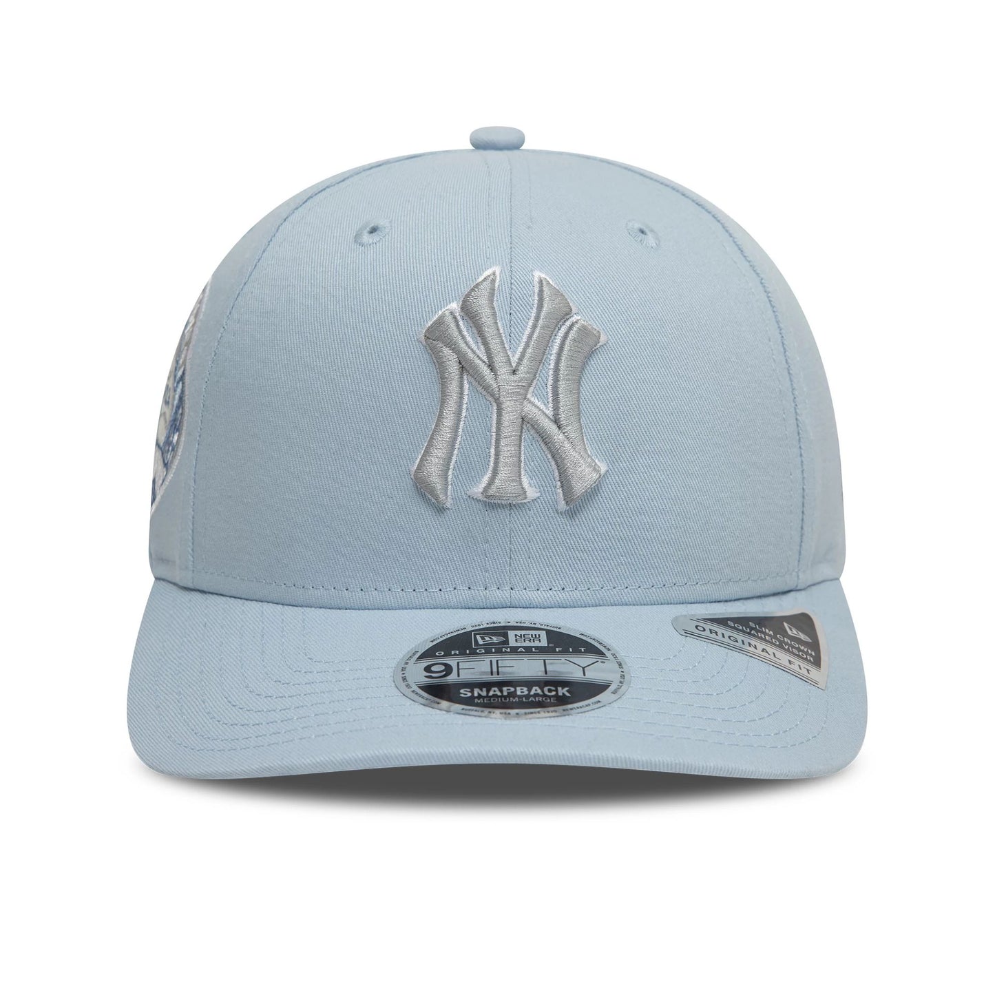 This is a New York Yankees World Series Pastel Blue 9FIFTY Original Fit Snapback Adjustable Cap 2