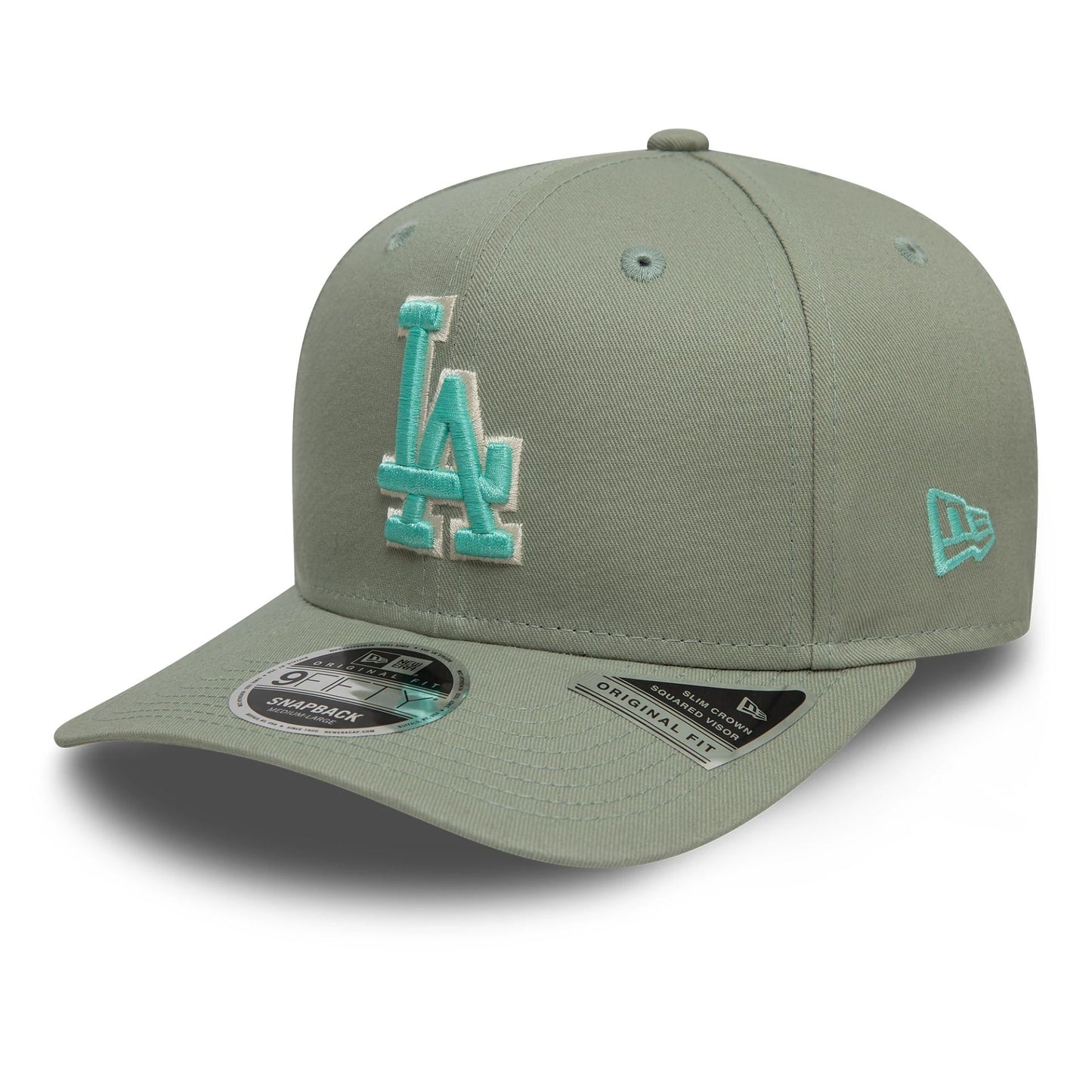 This is a LA Dodgers World Series Pastel Green 9FIFTY Original Fit Snapback Adjustable Cap 3