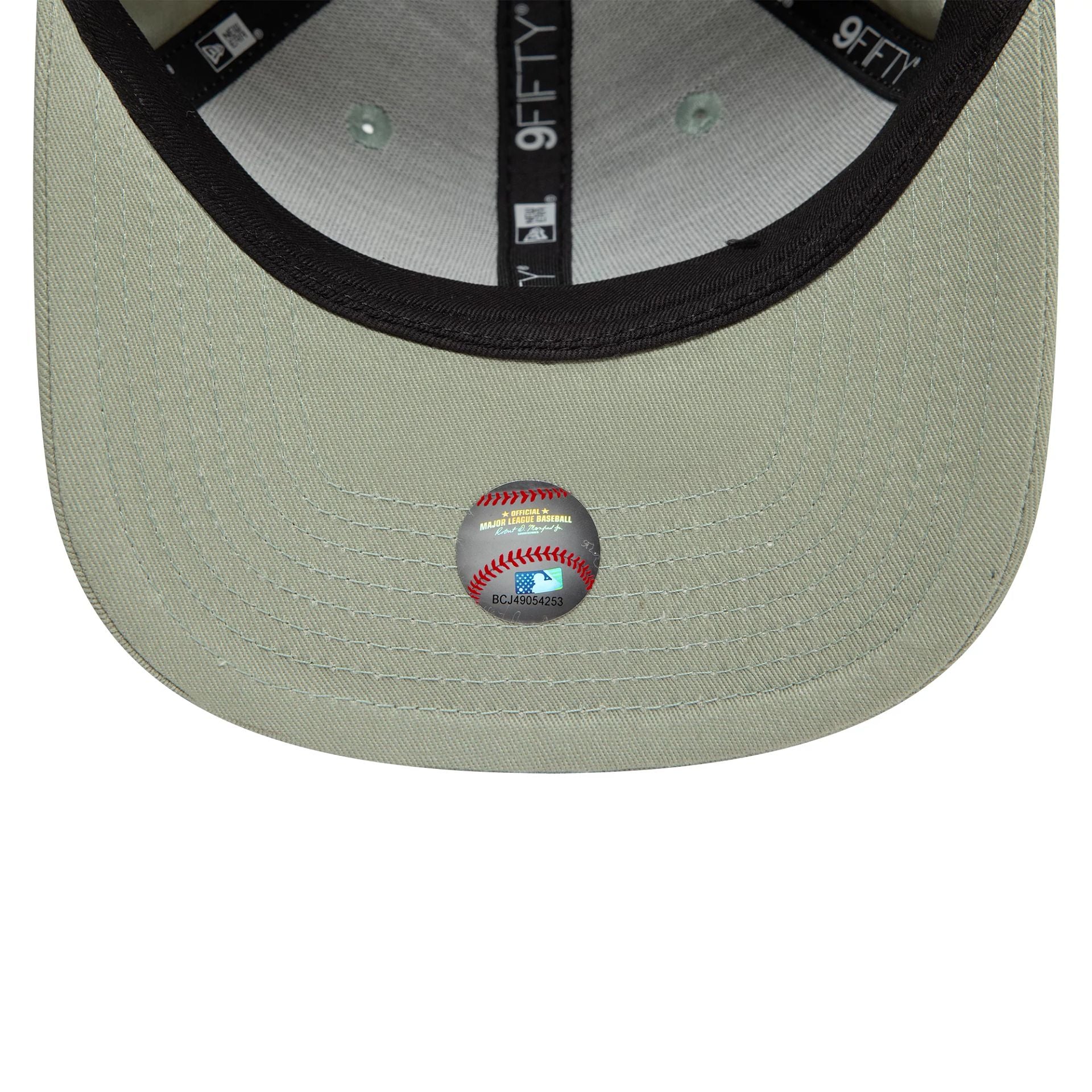 This is a LA Dodgers World Series Pastel Green 9FIFTY Original Fit Snapback Adjustable Cap 6