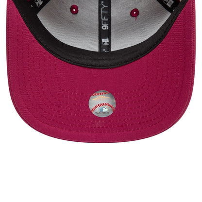 This is a Atlanta Braves World Series Dark Red 9FIFTY Original Fit Snapback Adjustable Cap 6