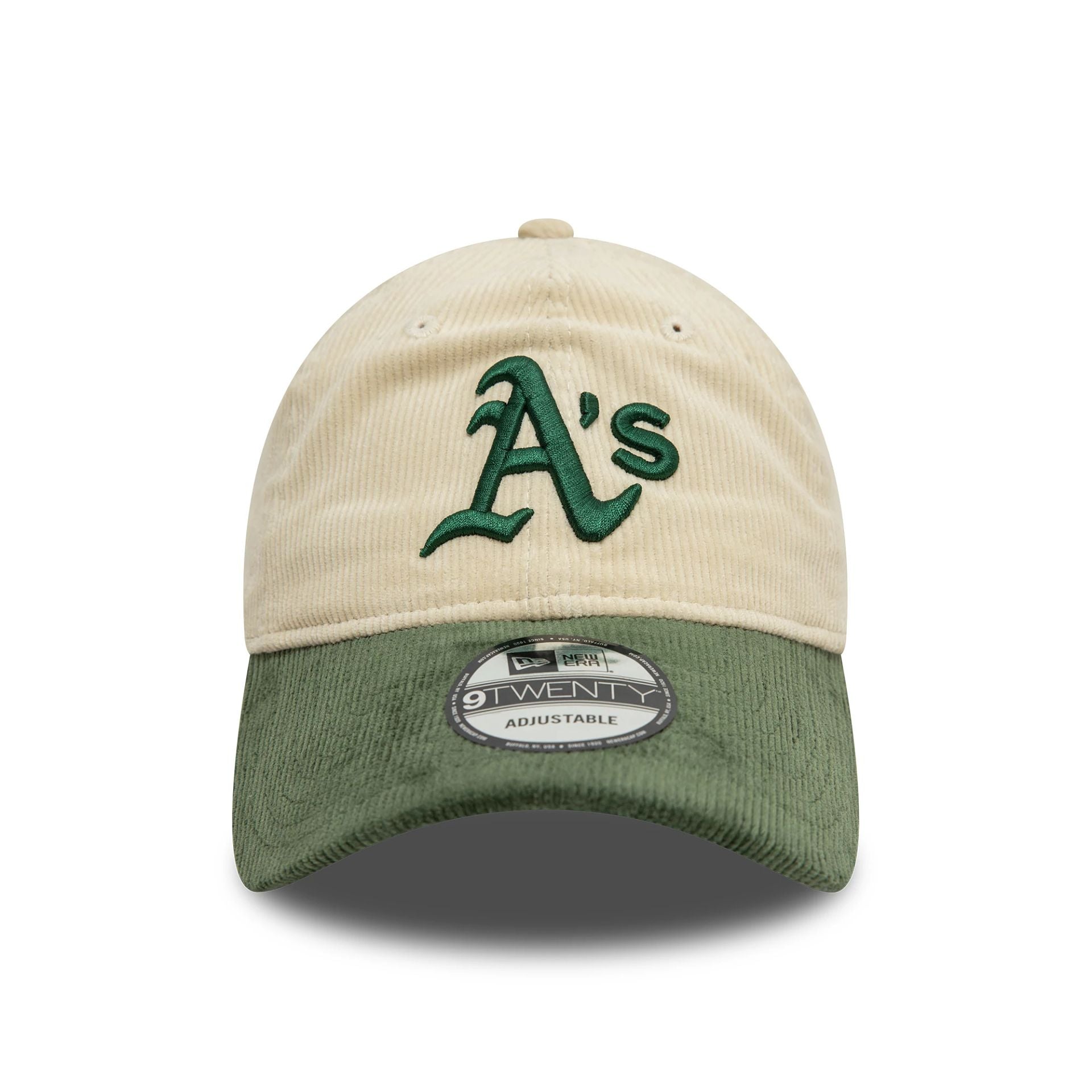 This is a Oakland Athletics Block Cord Cream 9TWENTY Adjustable Cap 2