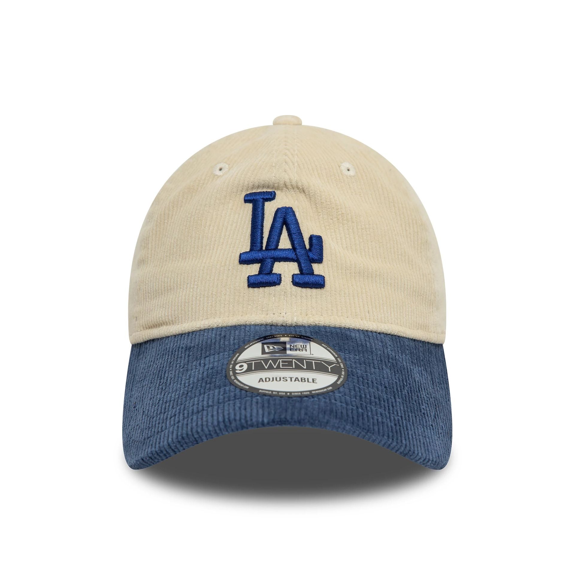 This is a LA Dodgers Block Cord Cream 9TWENTY Adjustable Cap 2