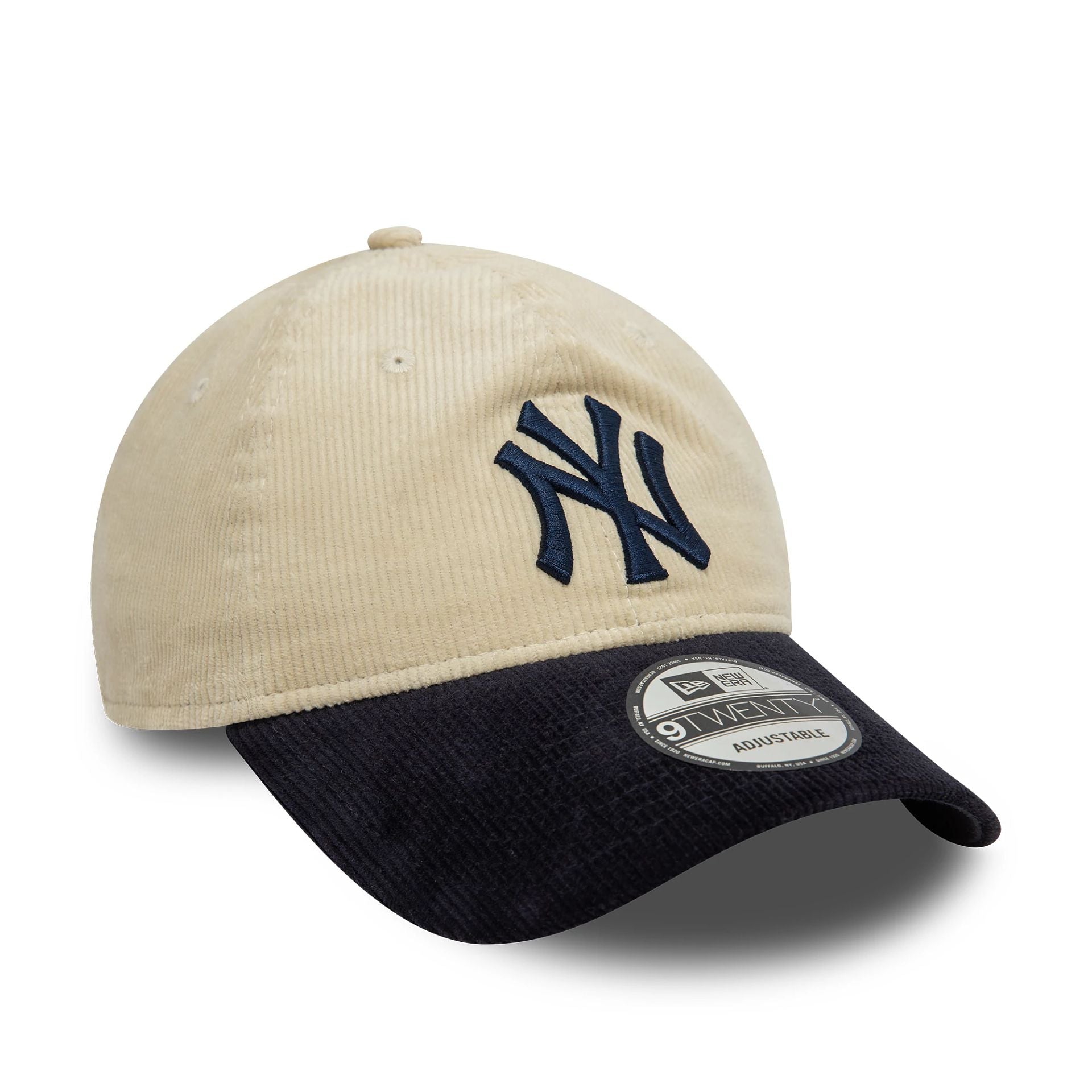 This is a New York Yankees Block Cord Cream 9TWENTY Adjustable Cap 3