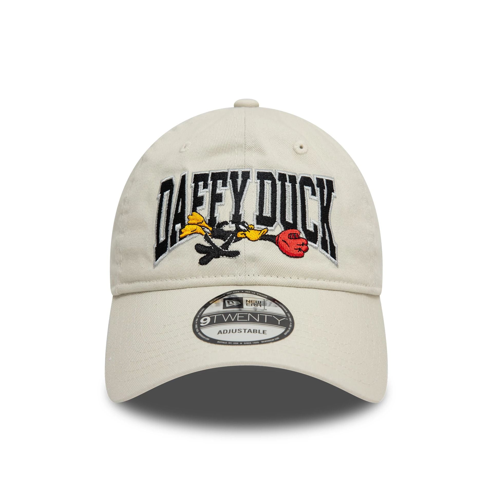 This is a Daffy Duck Warner Brothers Washed Cream 9TWENTY Adjustable Cap 2