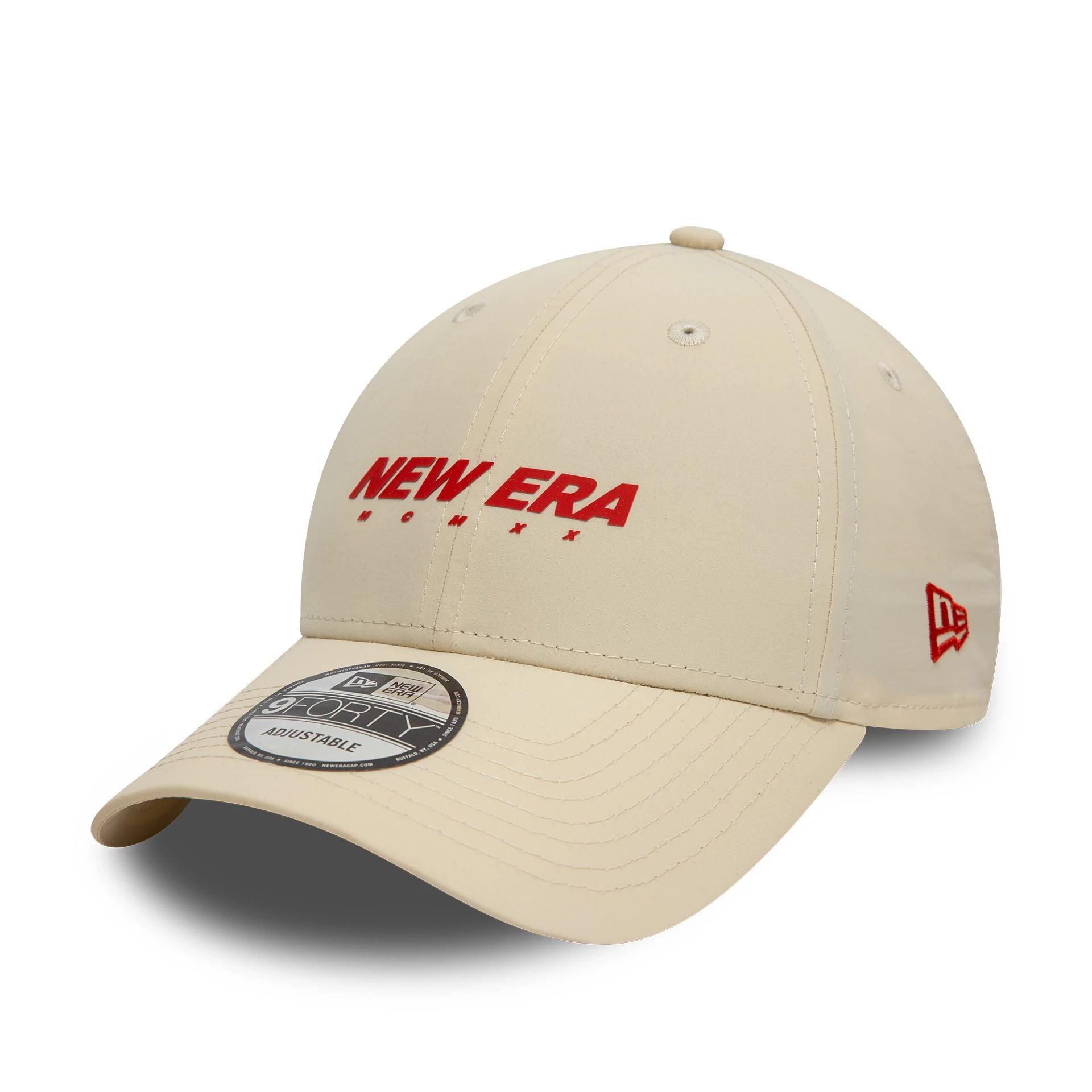 This is a New Era MCMXX Tech Cream 9FORTY Adjustable Cap 1