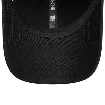 This is a New Era Badge Black 9FORTY Adjustable Cap 5