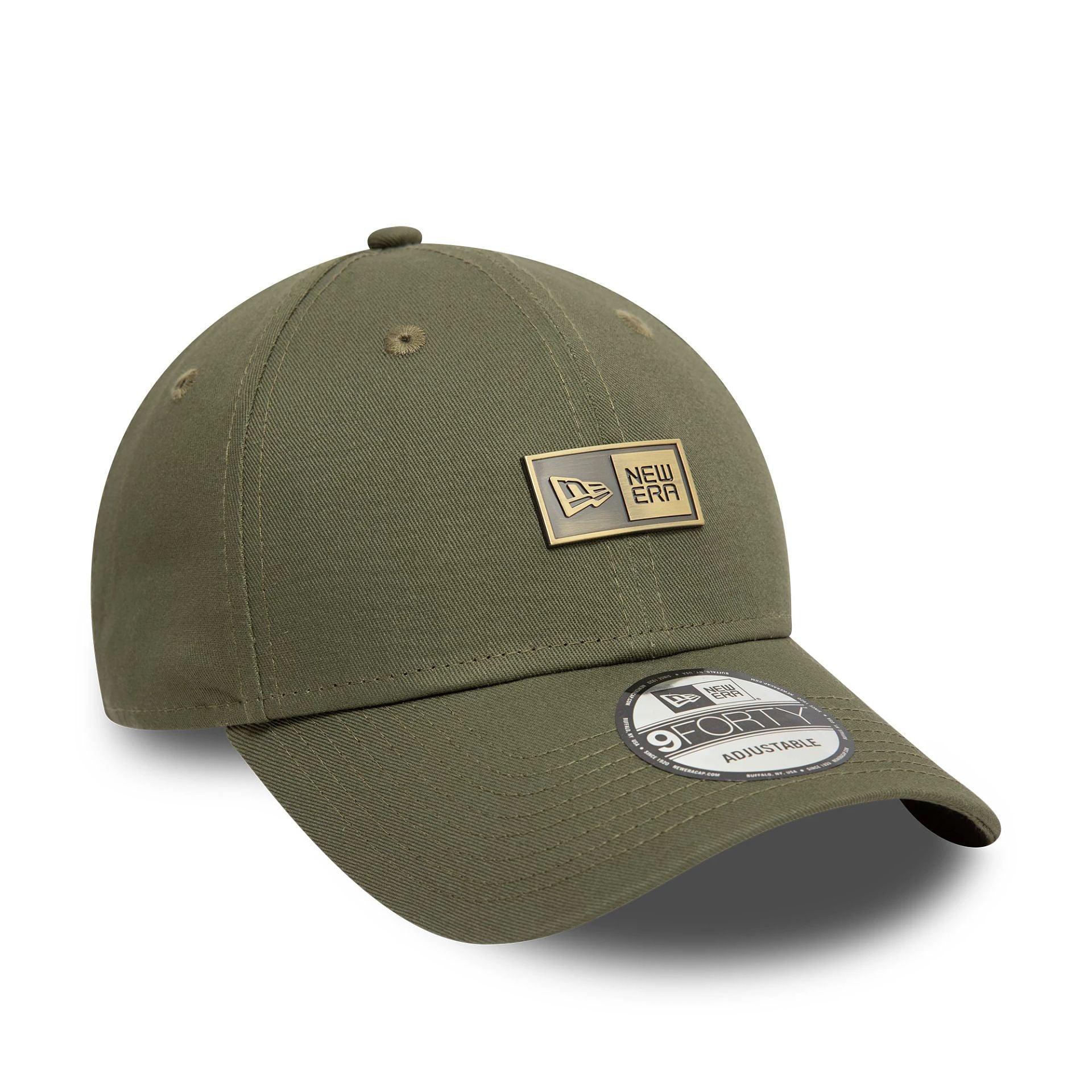 This is a New Era Badge Green 9FORTY Adjustable Cap 3