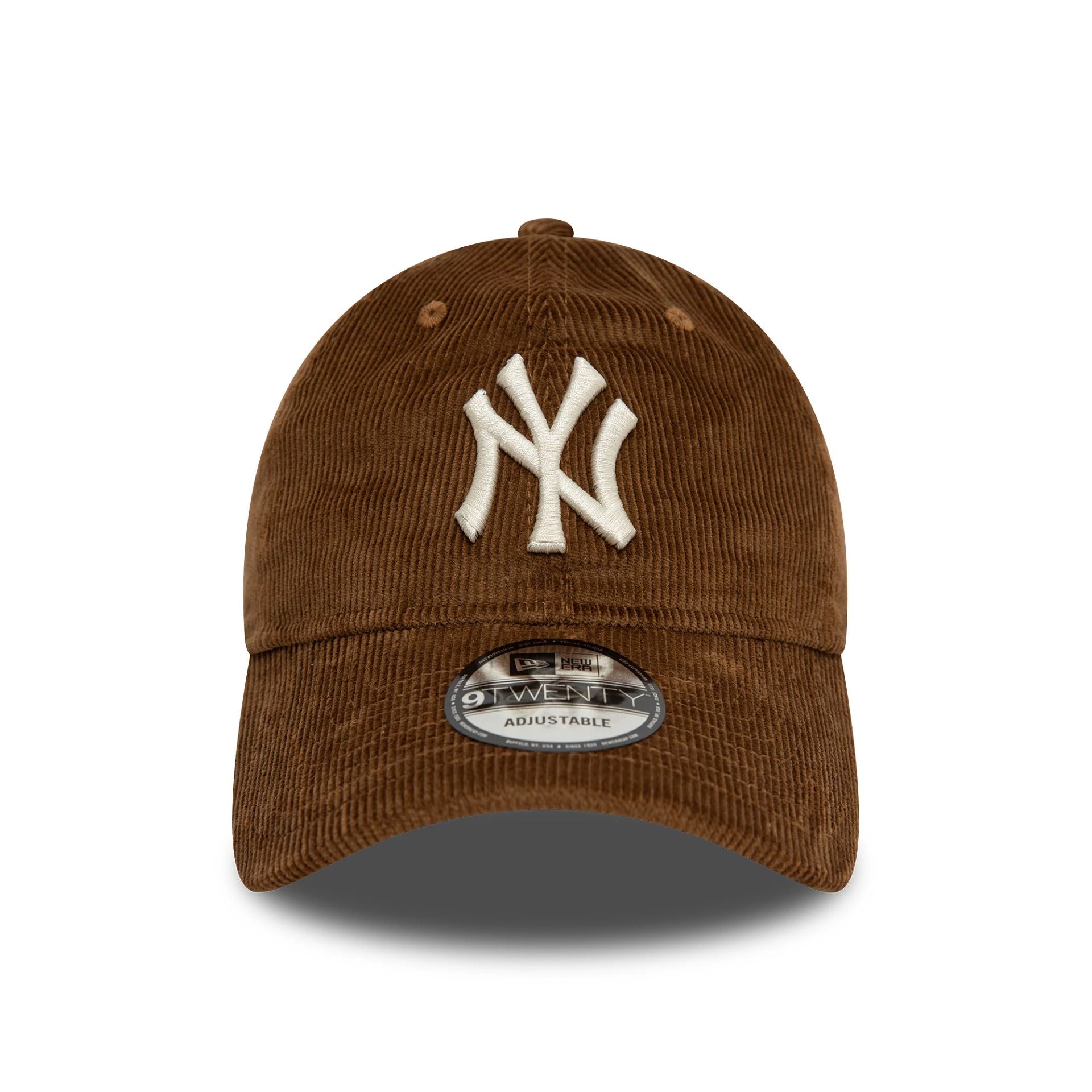 This is a New York Yankees Premium Cord Dark Brown 9TWENTY Adjustable Cap 2