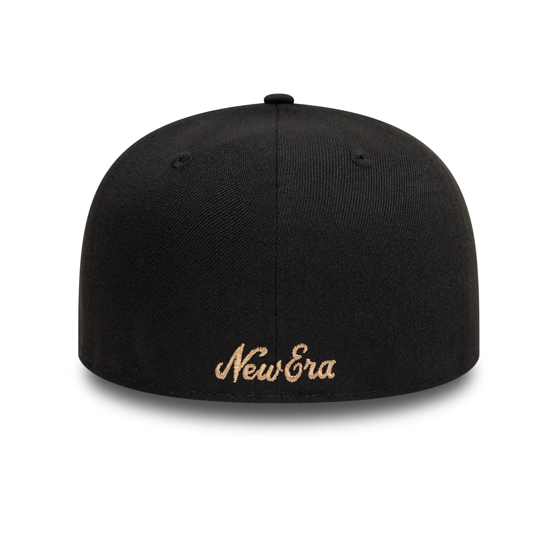 This is a New Era Metal Badge Black Low Profile 59FIFTY Fitted Cap 2