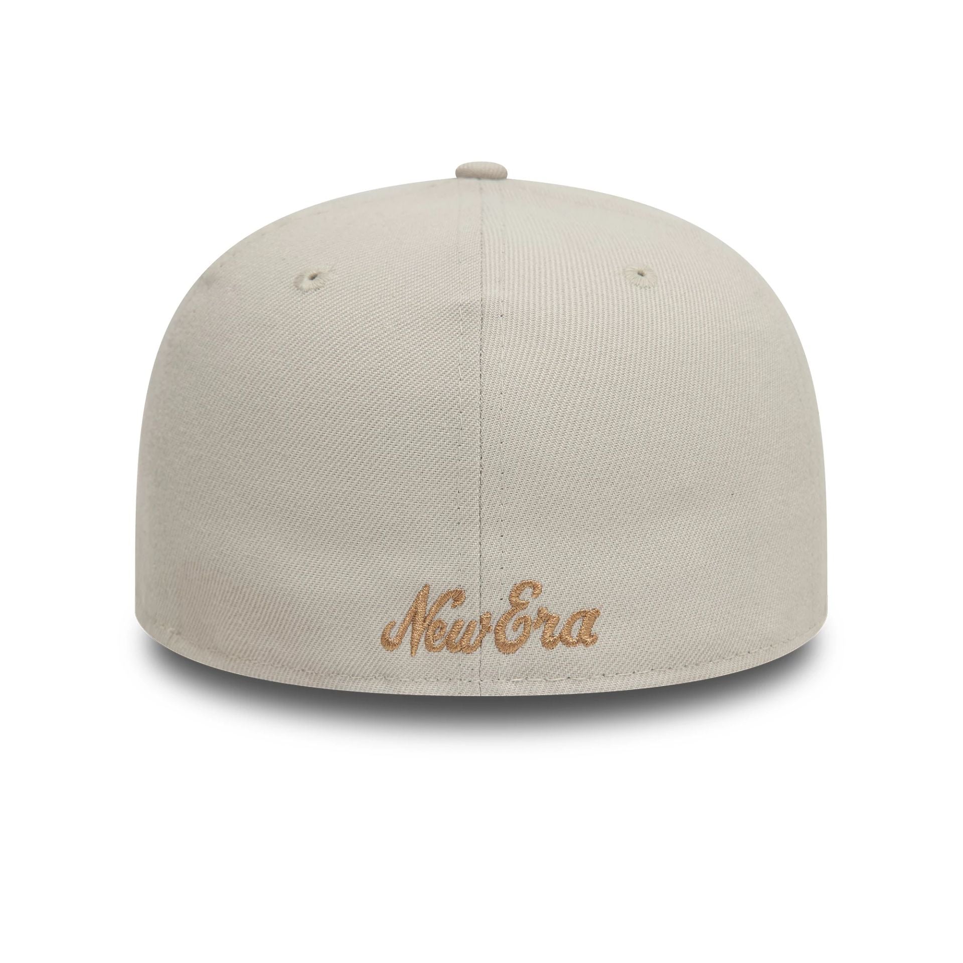 This is a New Era Metal Badge Cream Low Profile 59FIFTY Fitted Cap 2