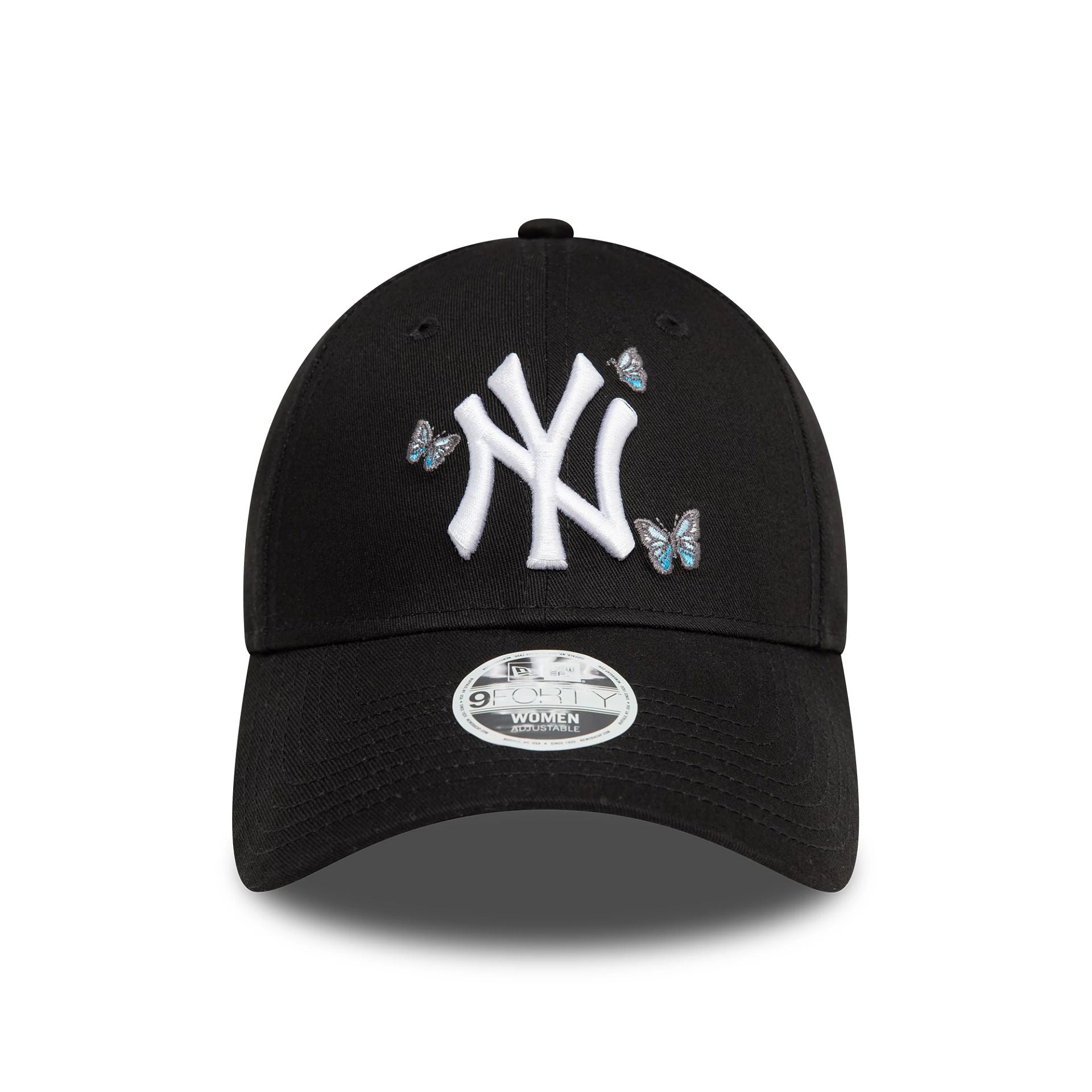 This is a New York Yankees Womens Icon Black 9FORTY Adjustable Cap 2