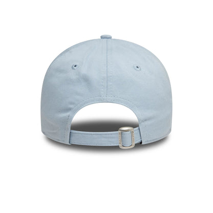 This is a Womens New Era Phrase Pastel Blue 9TWENTY Adjustable Cap 4