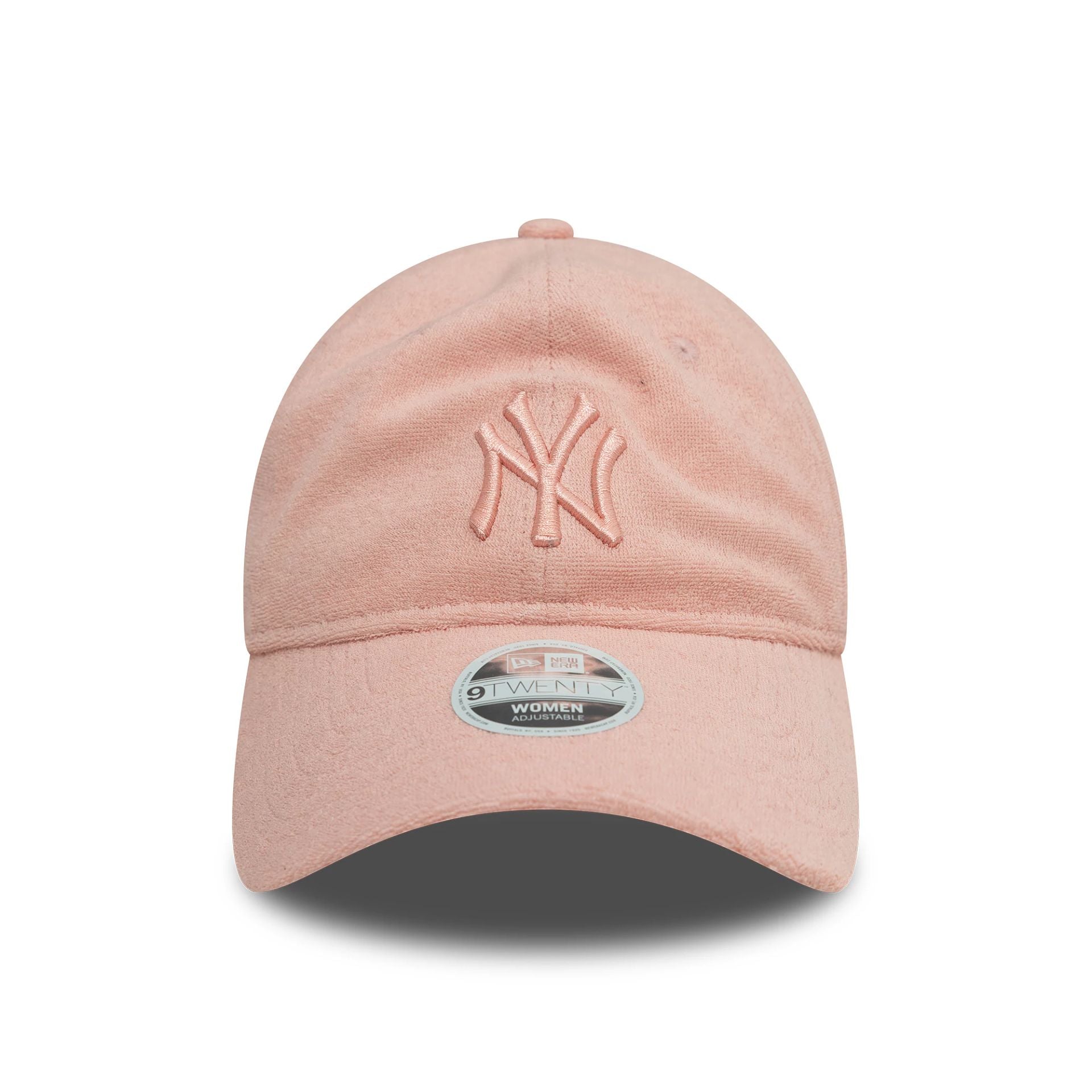 This is a New York Yankees Womens Towelling Pink 9TWENTY Adjustable Cap 2