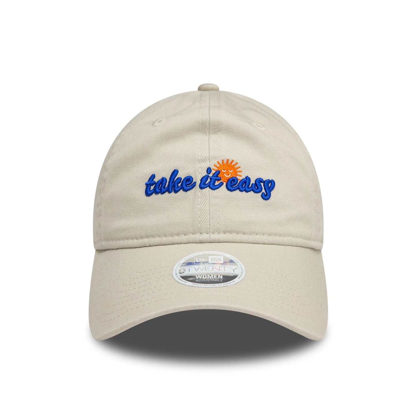 This is a Womens New Era Phrase Cream 9TWENTY Adjustable Cap 2