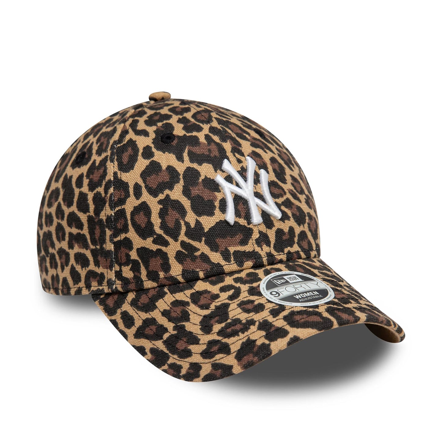 This is a New York Yankees Womens Leopard Black 9FORTY Adjustable Cap 4