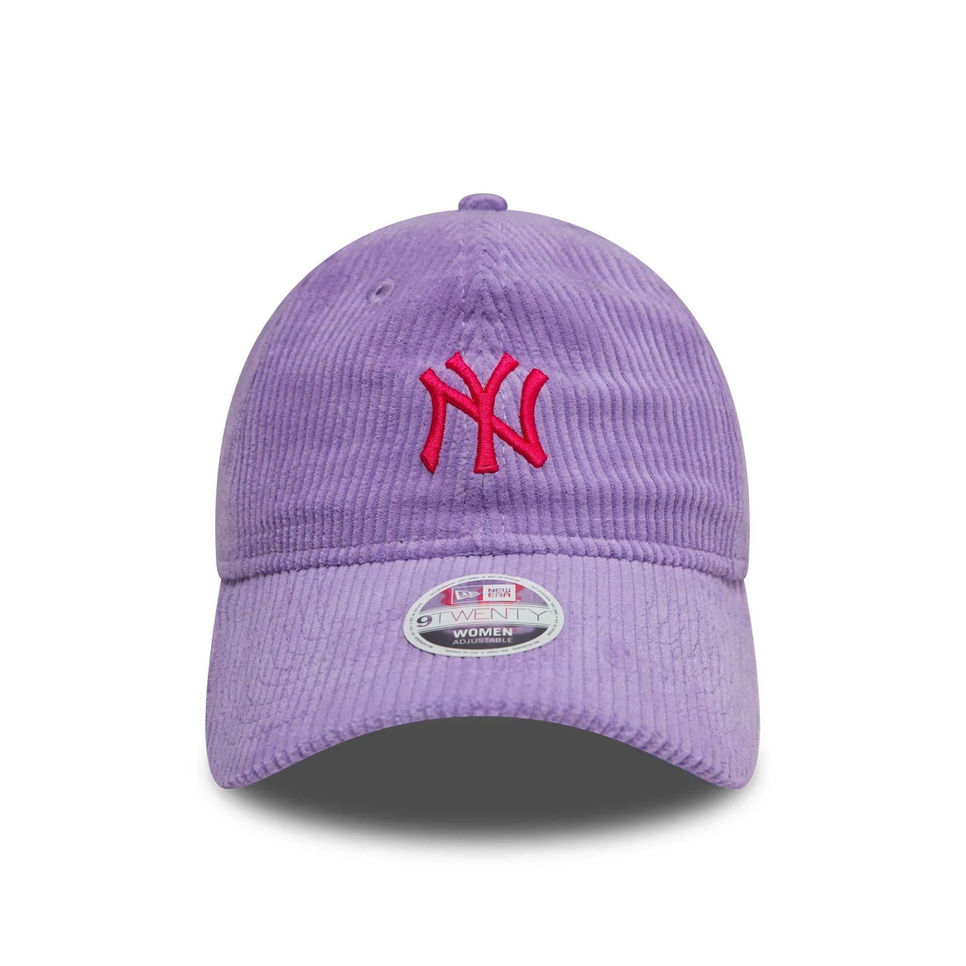 This is a New York Yankees Womens Cord Purple 9TWENTY Adjustable Cap 2