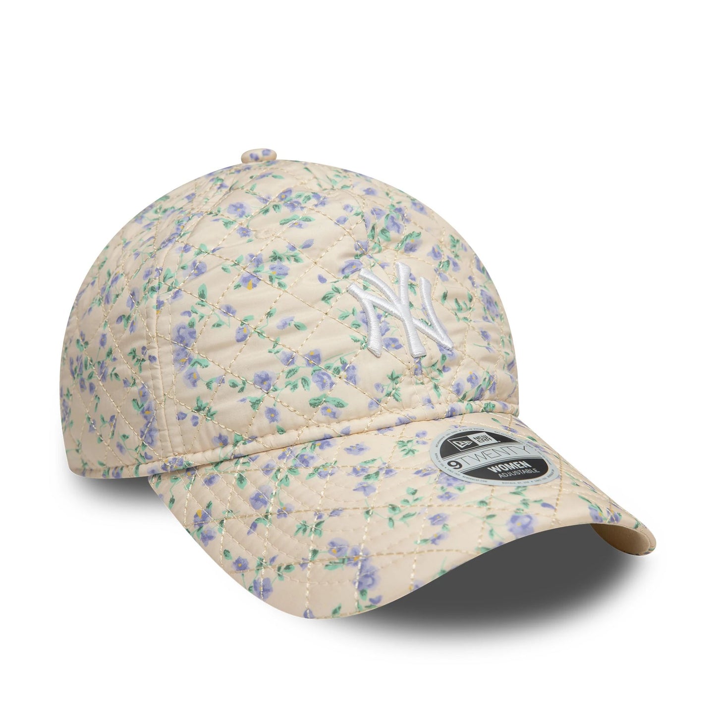 This is a New York Yankees Womens Floral Cream 9TWENTY Adjustable Cap 3