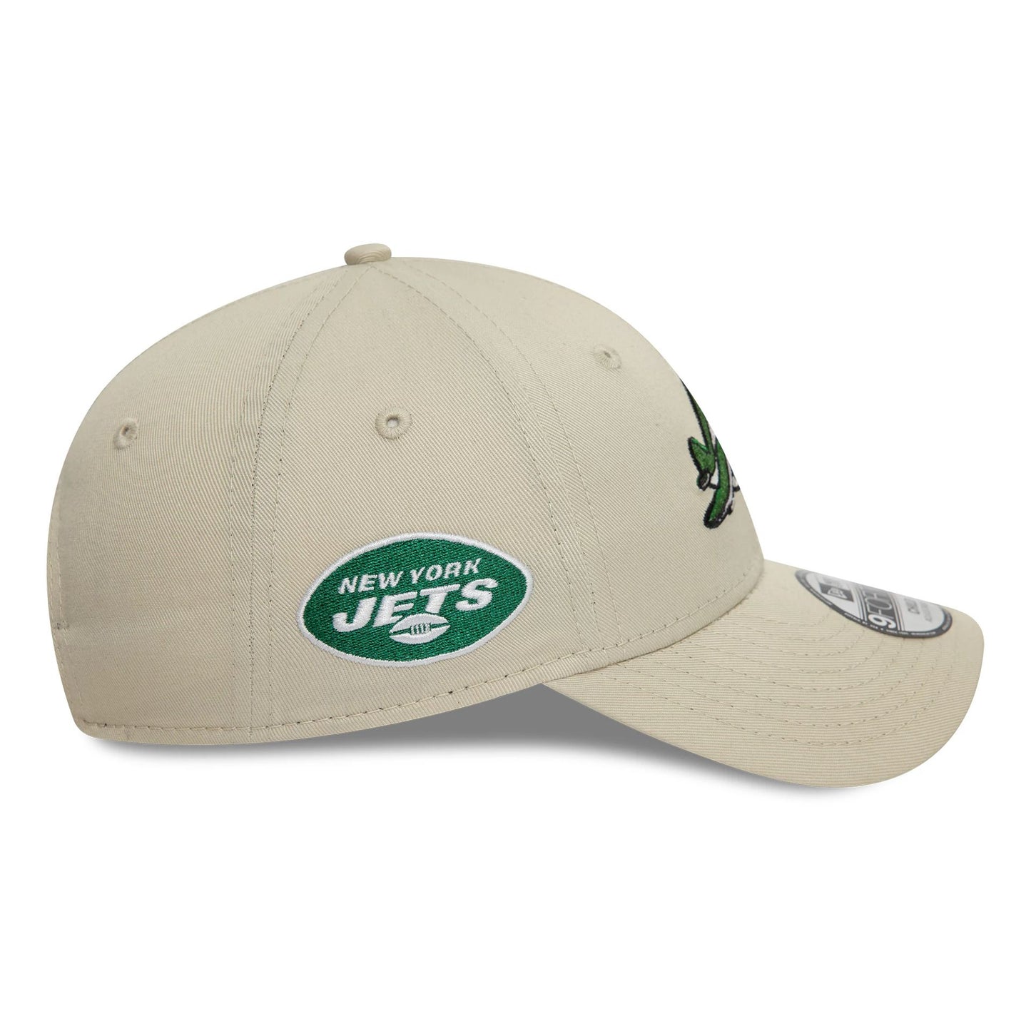 This is a New York Jets Child NFL Mascot Cream 9FORTY Adjustable Cap 4