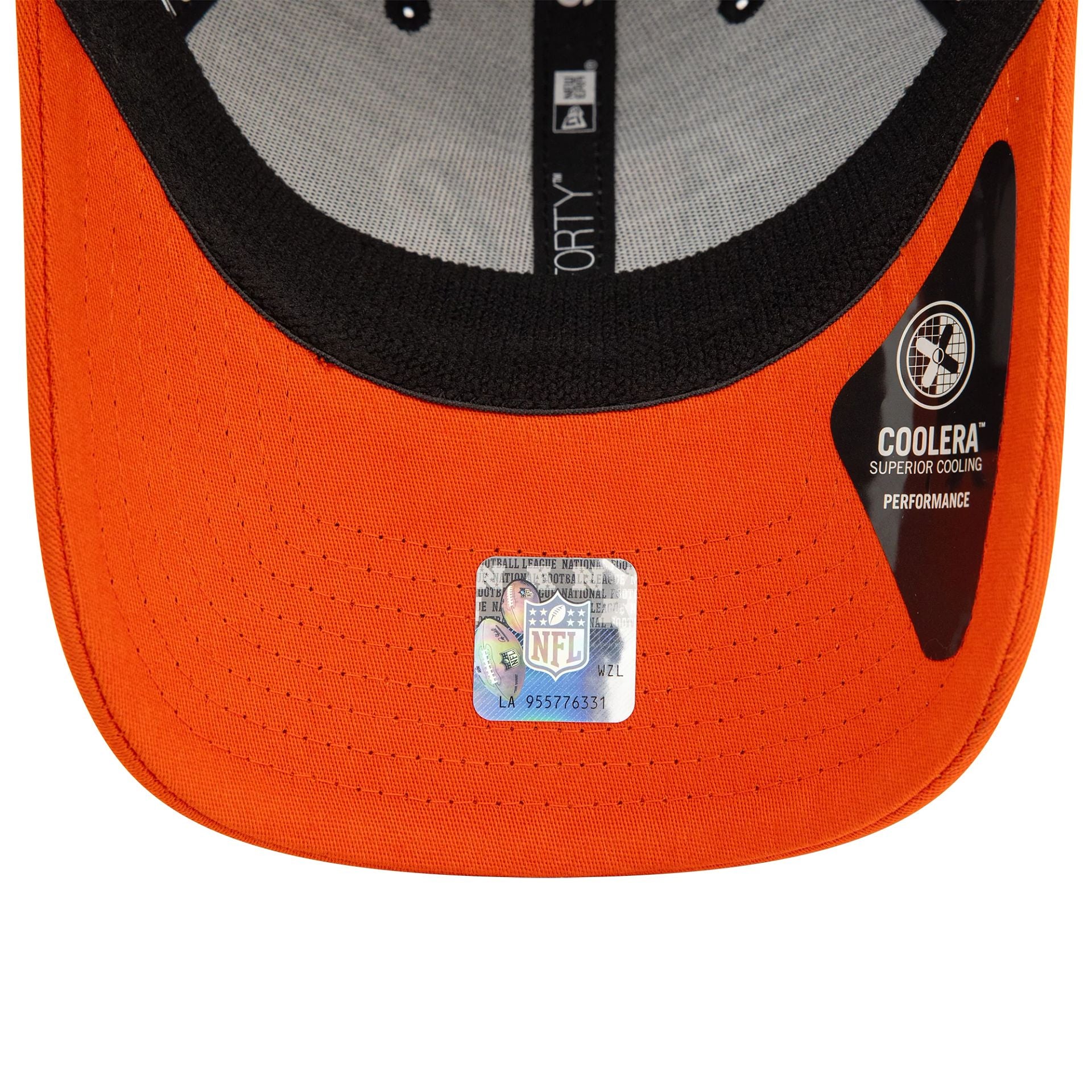 This is a Cincinnati Bengals NFL Black 9FORTY Stretch Snap Adjustable Cap 5