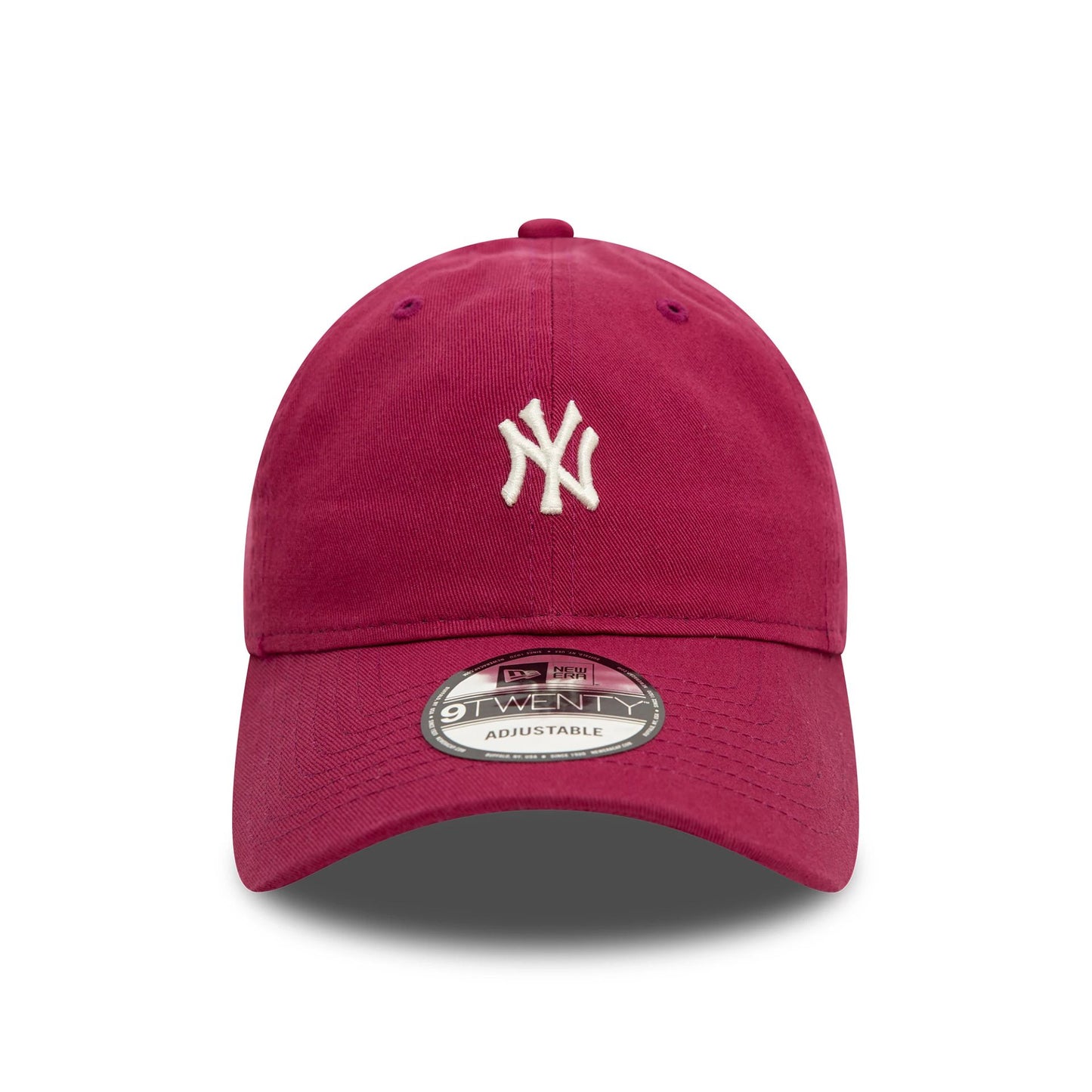 This is a New York Yankees Mini Washed Dark Red 9TWENTY Adjustable Cap 2