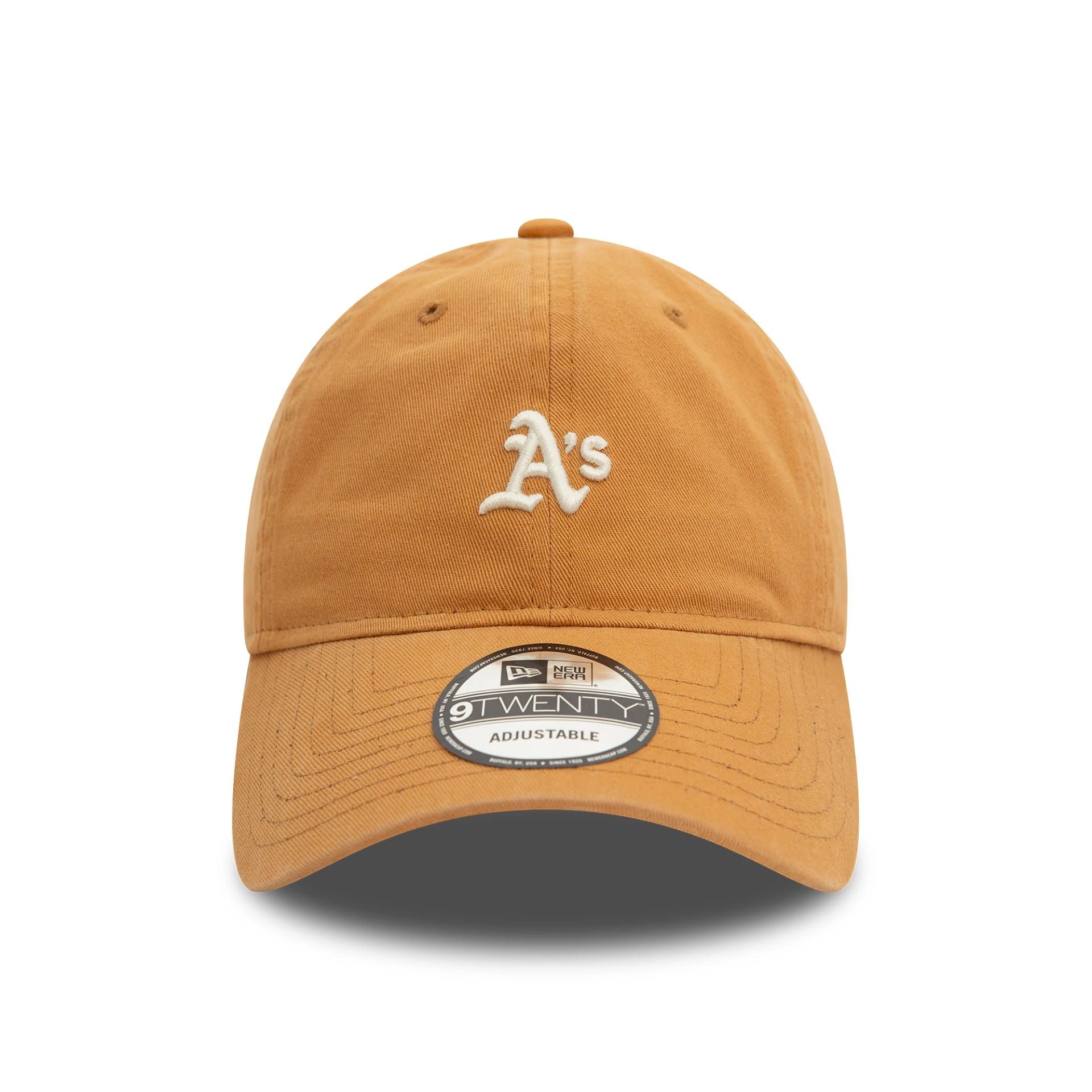 This is a Oakland Athletics Mini Washed Dark Beige 9TWENTY Adjustable Cap 2