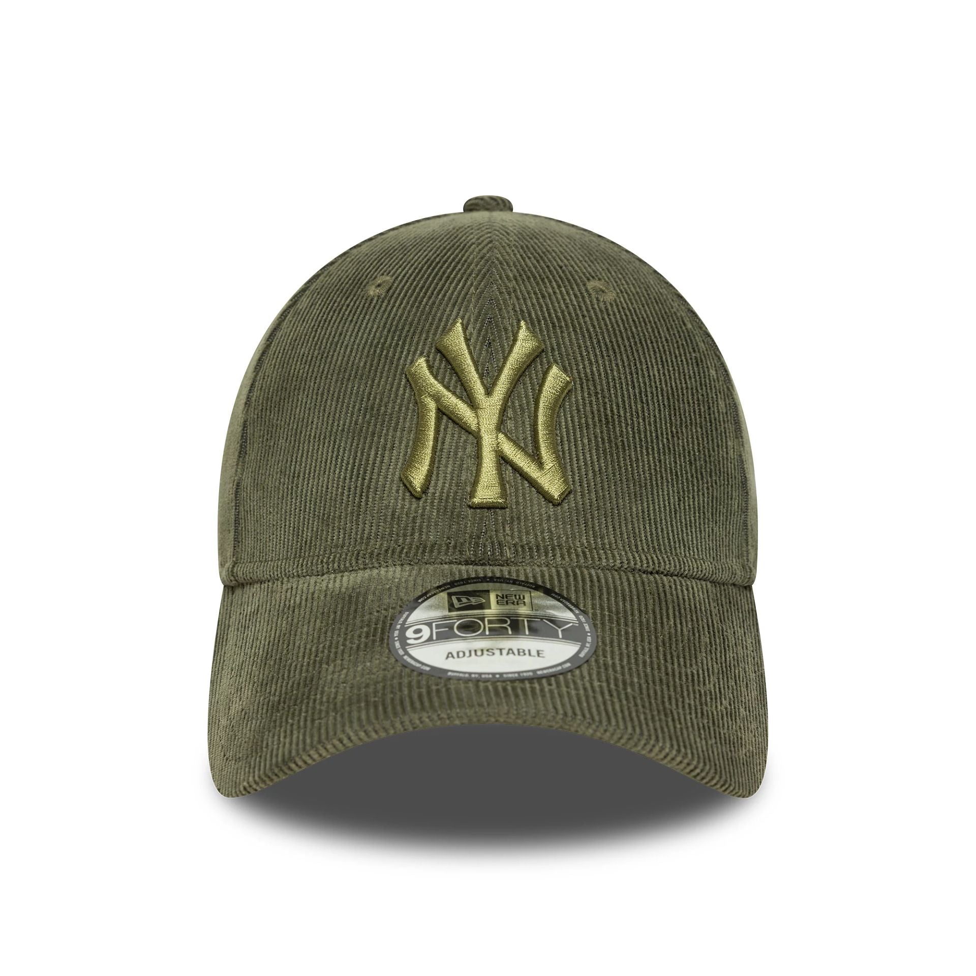 This is a New York Yankees Two Tone Cord Dark Green 9FORTY Adjustable Cap 2