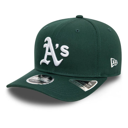 This is a Oakland Athletics Official Team Colour Dark Green 9SEVENTY Stretch Snap Adjustable Cap 1