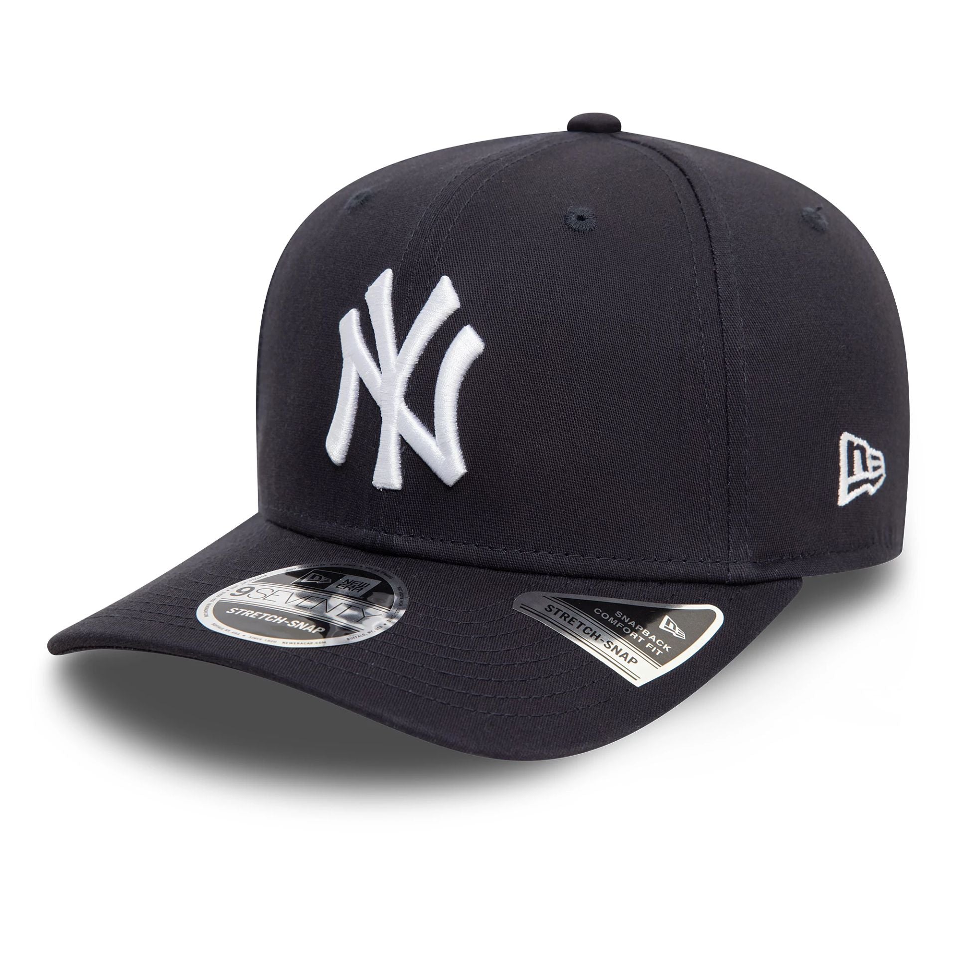 This is a New York Yankees Official Team Colour Navy 9SEVENTY Stretch Snap Adjustable Cap 1