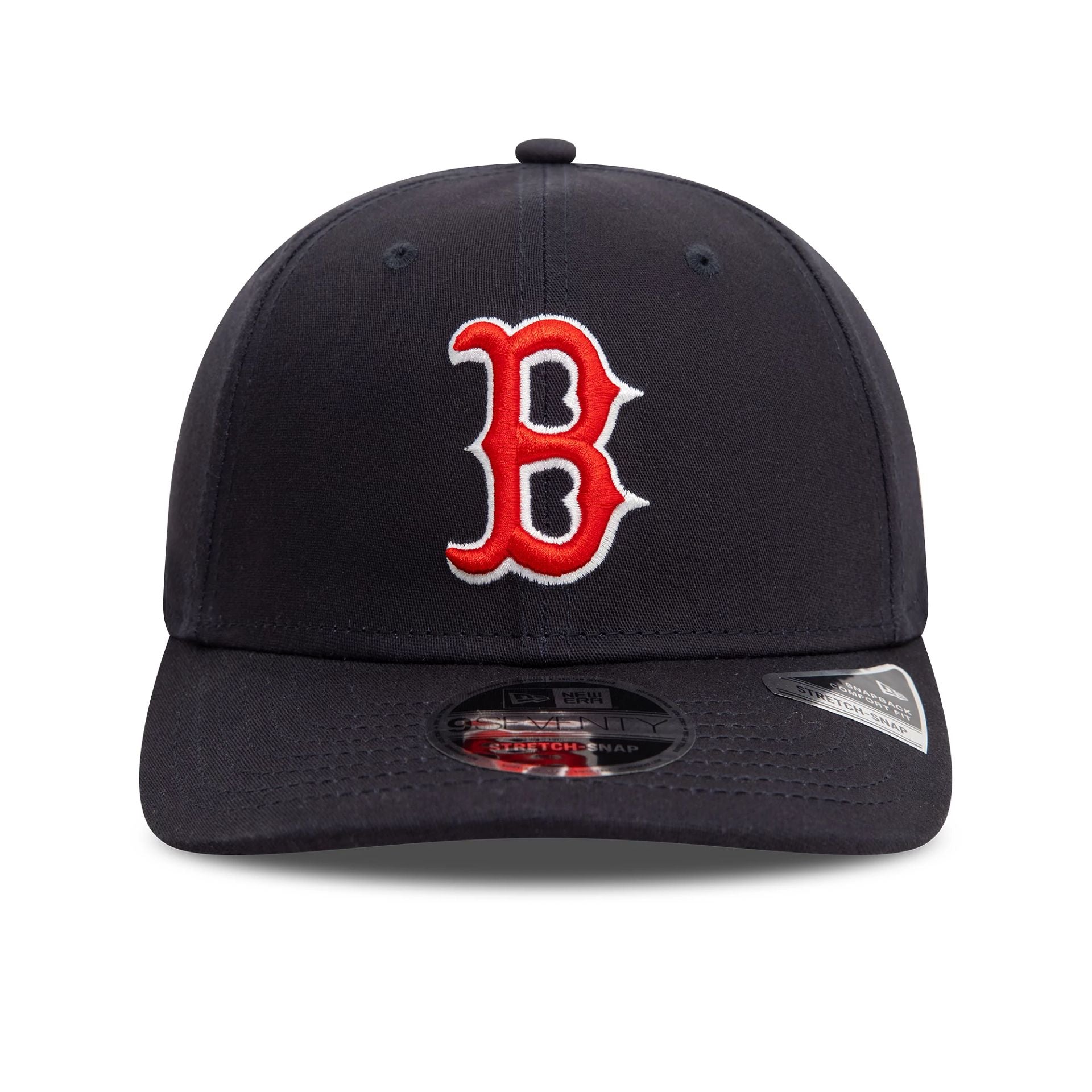 This is a Boston Red Sox Official Team Colour Navy 9SEVENTY Stretch Snap Adjustable Cap 2