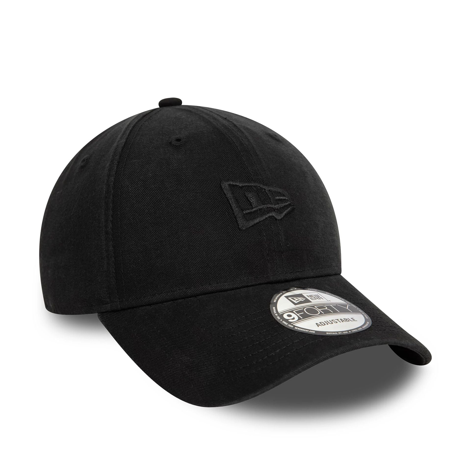 This is a New Era Flag Black 9FORTY Adjustable Cap 3