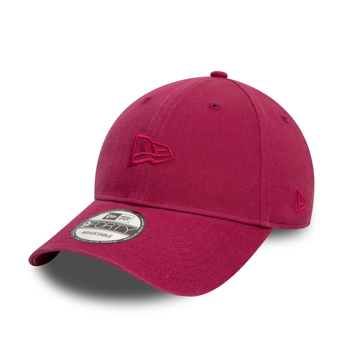 This is a New Era Flag Dark Red 9FORTY Adjustable Cap 1