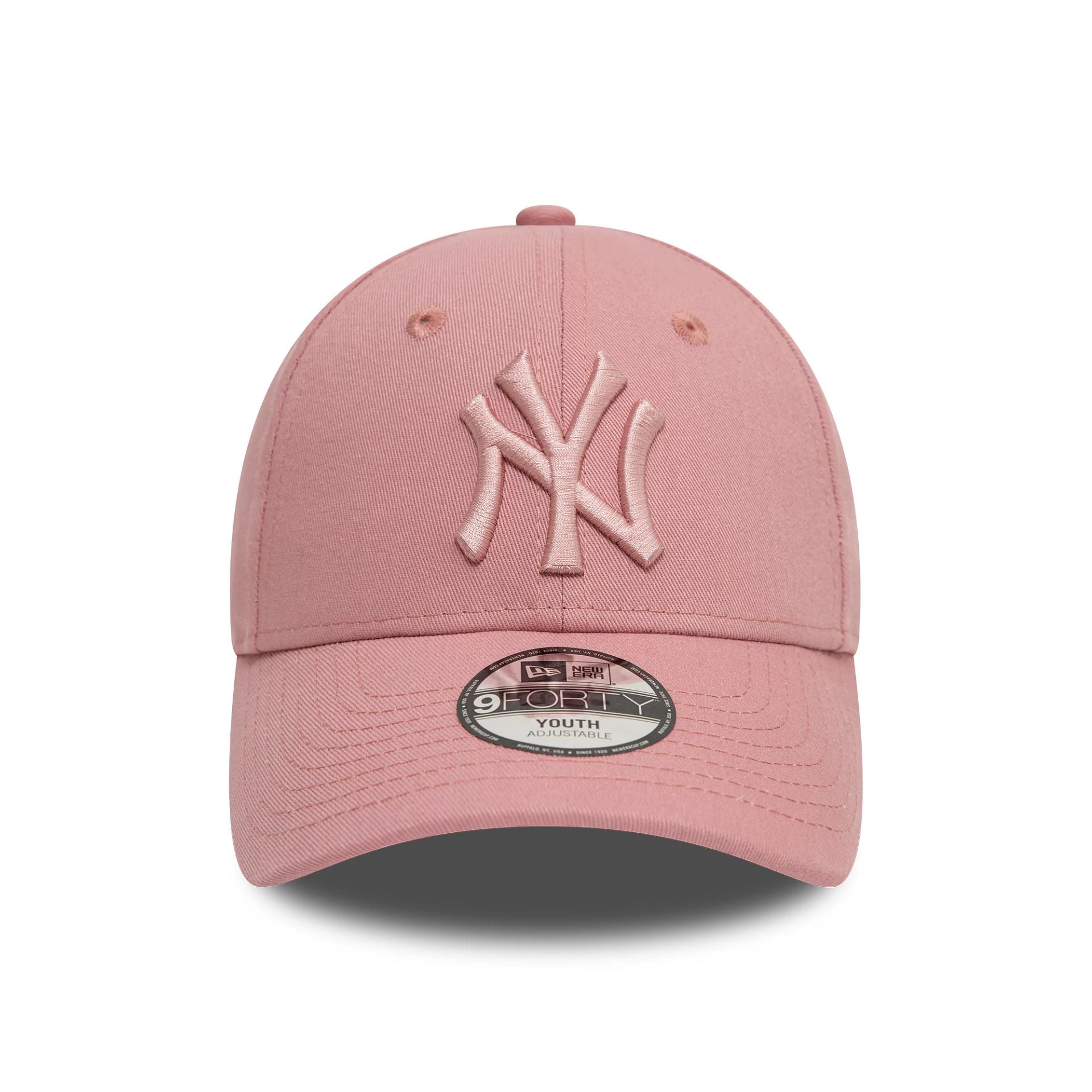 This is a New York Yankees Child League Essential Dark Pink 9FORTY Adjustable Cap 2