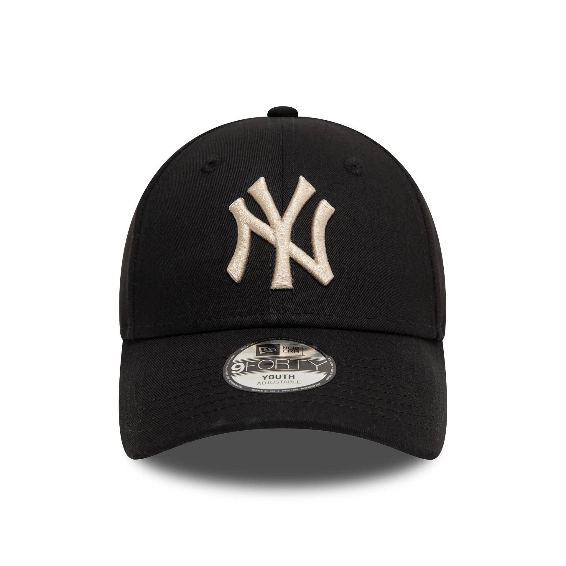 This is a New York Yankees Child League Essential Black 9FORTY Adjustable Cap 2