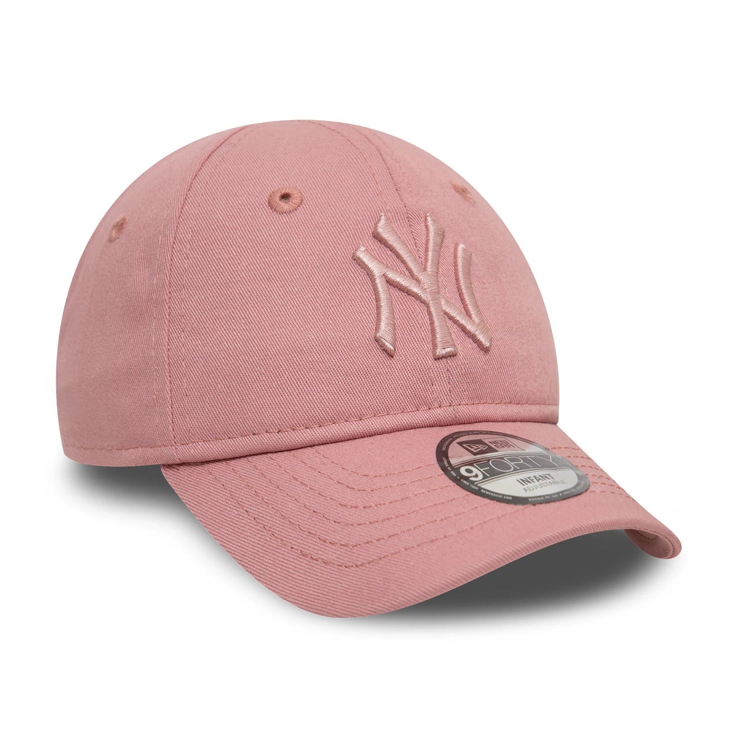 This is a New York Yankees Infant League Essential Dark Pink 9FORTY Adjustable Cap 3