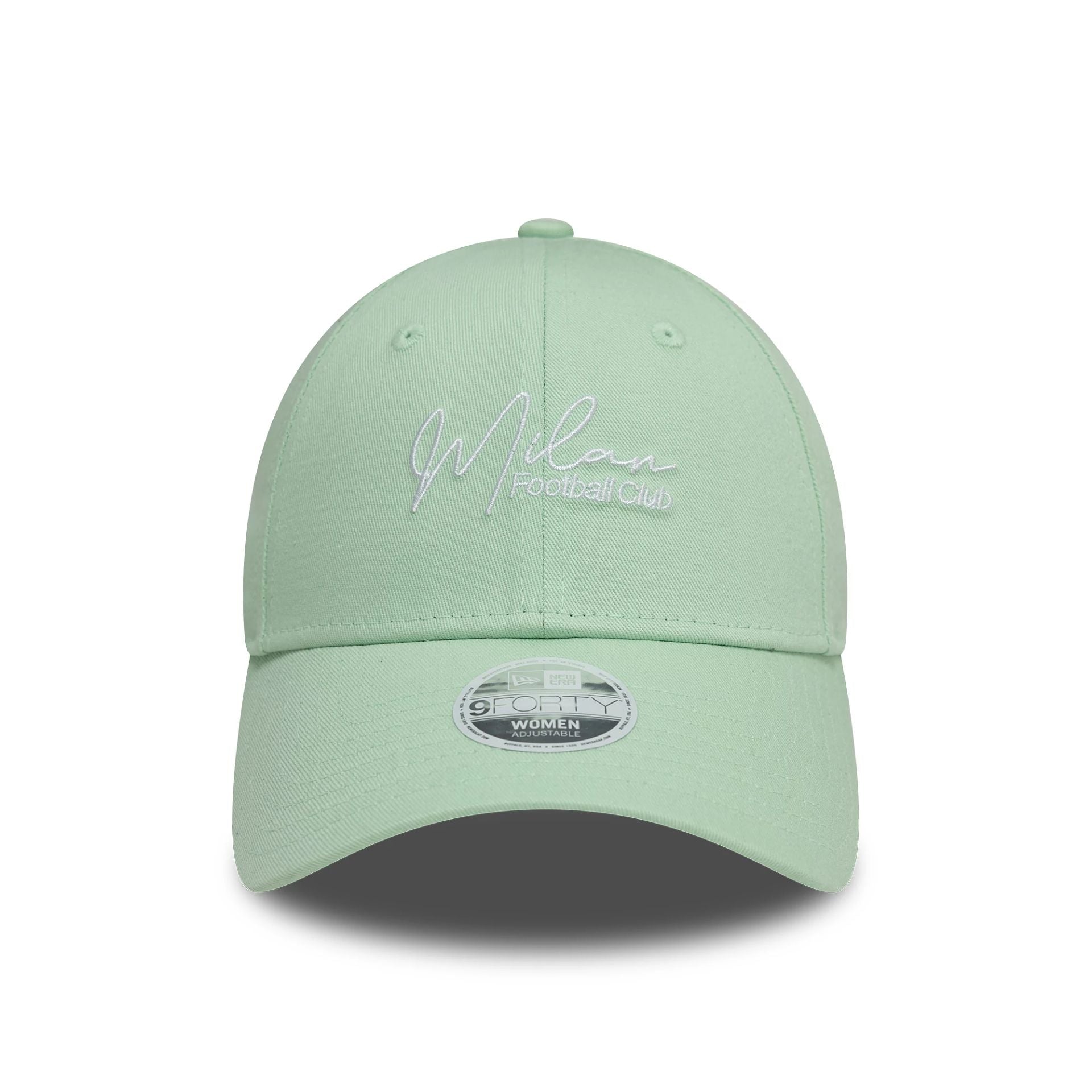 This is a AC Milan Womens Script Pastel Green 9FORTY Adjustable Cap 2