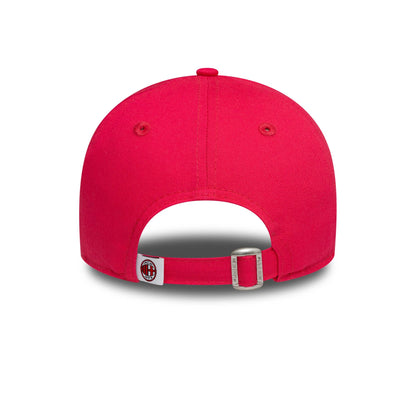 This is a AC Milan Womens Wordmark Bright Pink 9FORTY Adjustable Cap 4