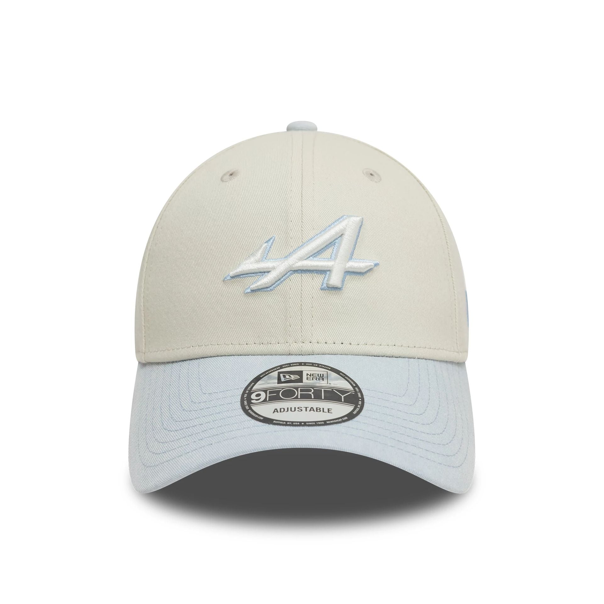 This is a Alpine Racing Acid Wash Cream 9FORTY Adjustable Cap 2