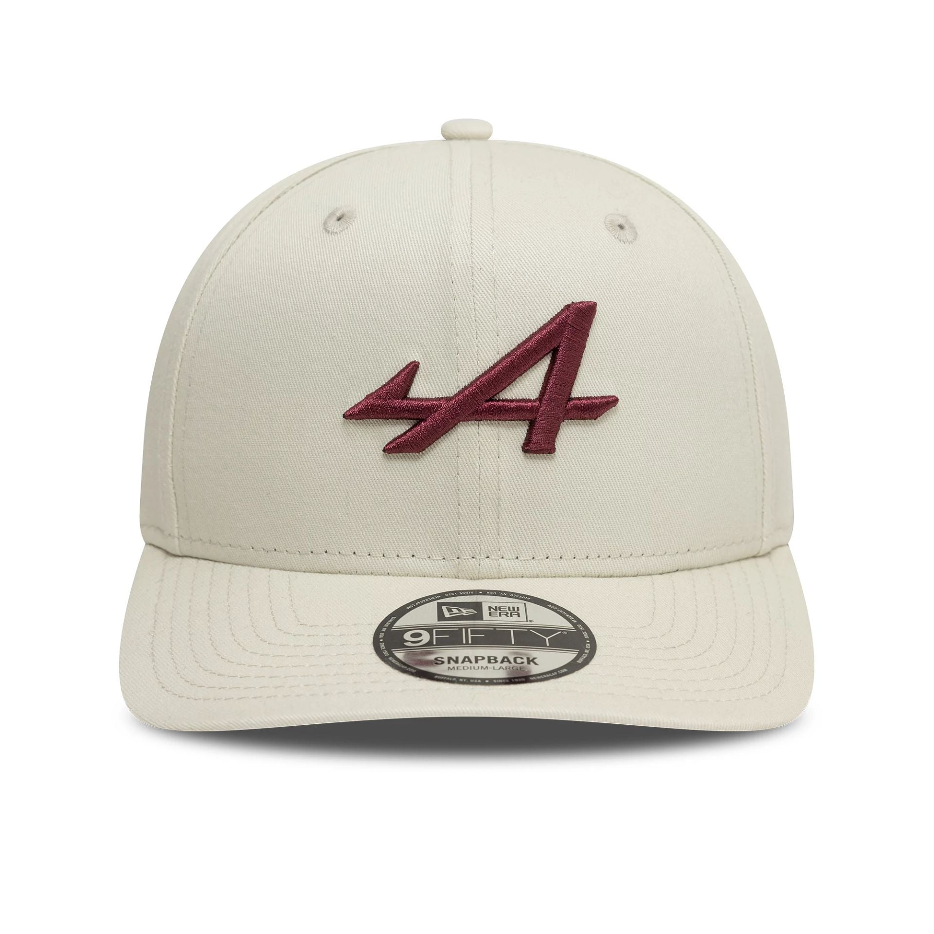 This is a Alpine Racing Cream 9FIFTY Original Fit Snapback Adjustable Cap 2