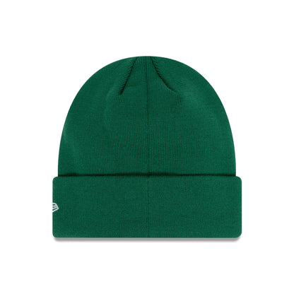 This is a AS Roma Seasonal Green Cuff Knit Beanie Hat 2