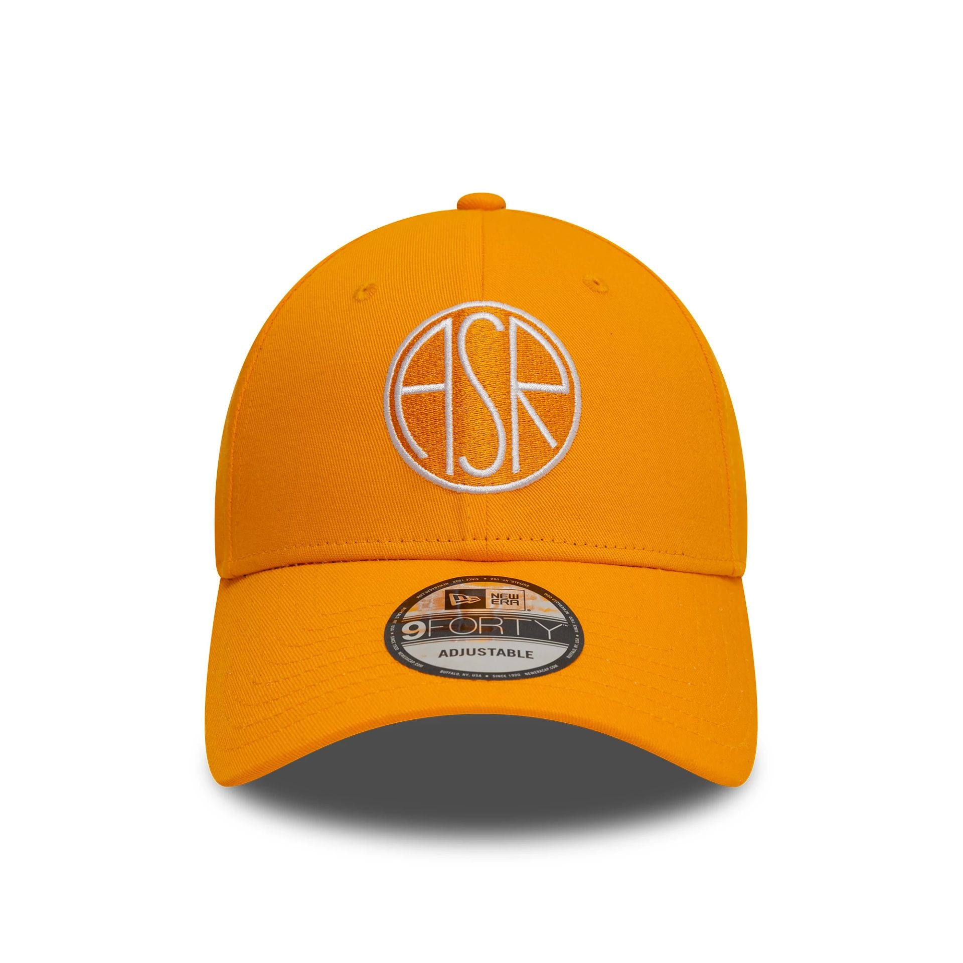 This is a AS Roma Seasonal Bright Orange 9FORTY Adjustable Cap 2